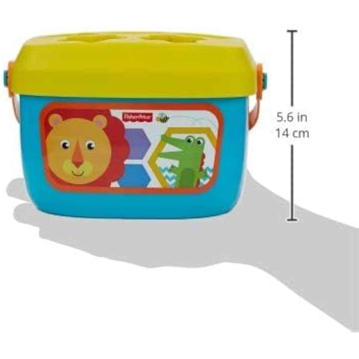Fisher-Price Stacking Toy Baby's First Blocks Set of 10 Shapes for Sorting Play for Infants Ages 6+ Months