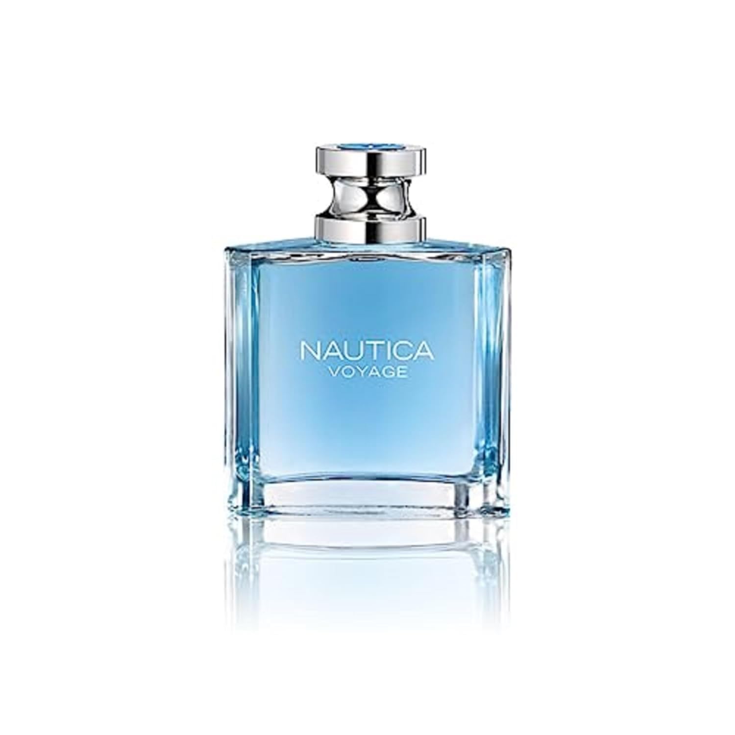 Nautica Voyage Eau De Toilette, Cologne and Fragrance For Men, Fresh, Romantic, Fruity Scent Woody, Aquatic Notes of ApTLe, Water Lotus, Cedarwood, and Musk Ideal Day Wear, Long Lasting 3.3Fl oz