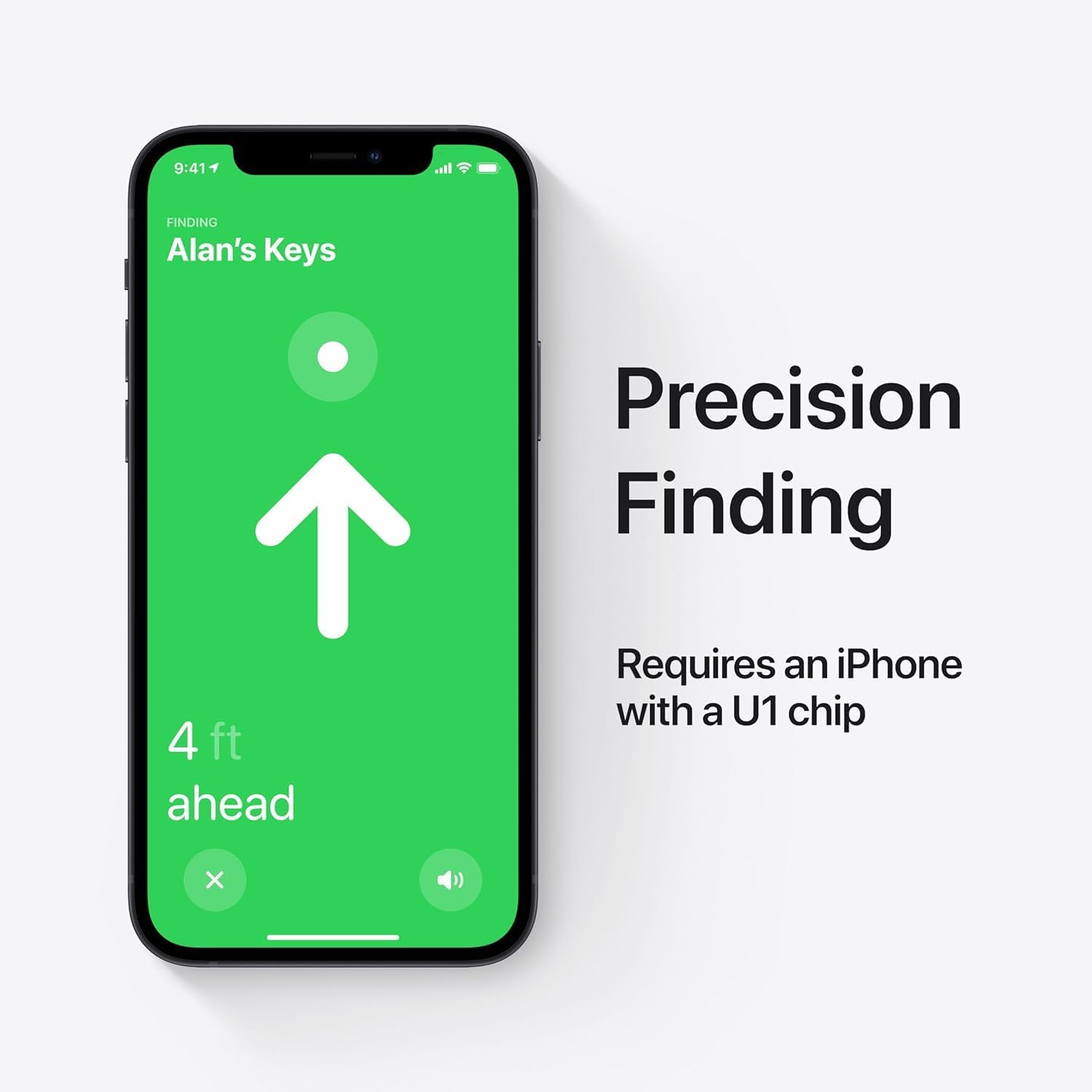 ApTLe AirTag (1st Generation) - 4 Pack. Keep Track of and find Your Keys, Wallet, Luggage, Backpack, and More. SimTLe one-tap Set up with iPhone or iPad, Bluetooth