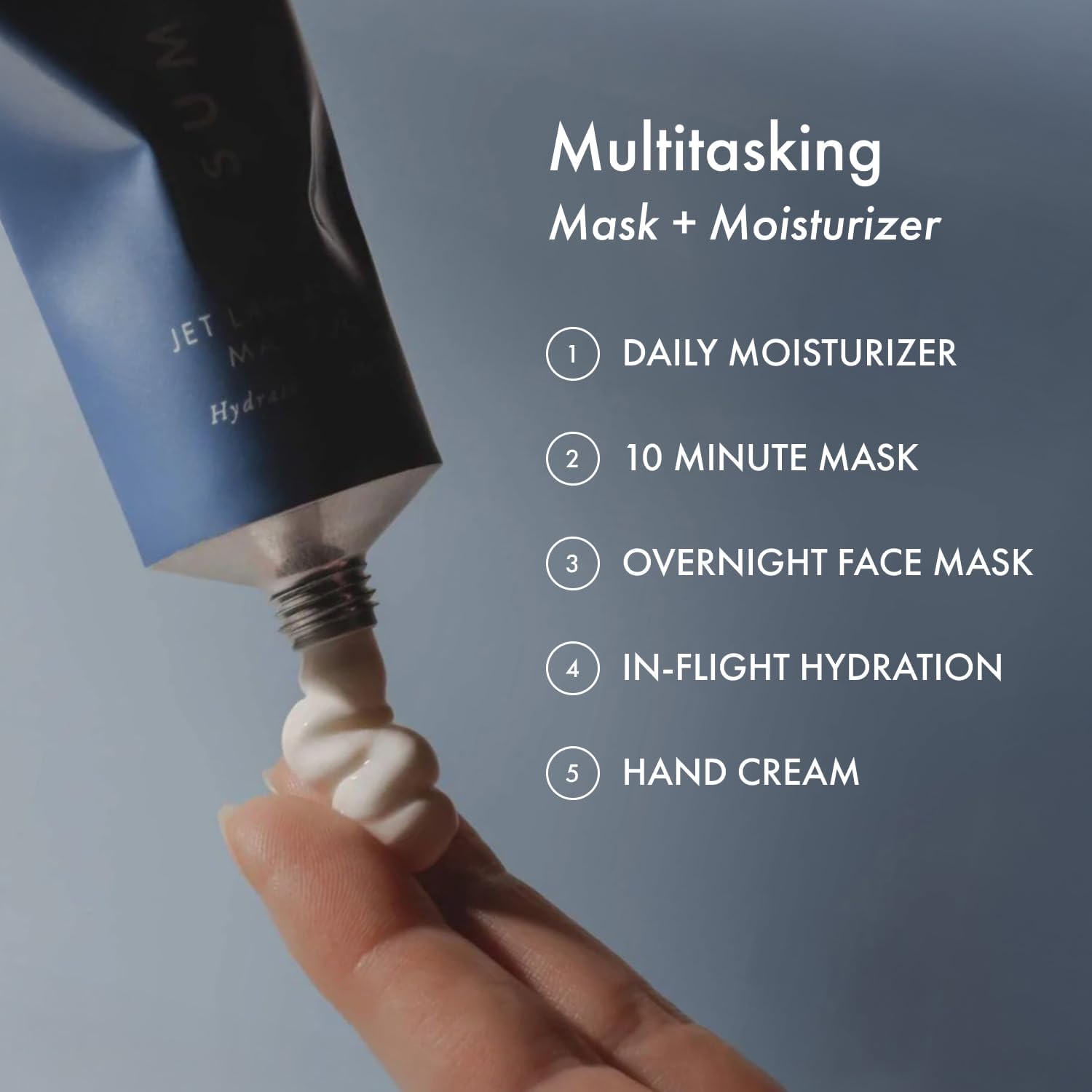Summer Fridays Jet Lag Mask - Hydrating Face Moisturizer + Mask - Enriched with Hyaluronic Acid, Niacinamide, Glycerin + Antioxidants Helps Nourish Skin for a Renewed + Radiant ComTLexion (2.25 Oz)