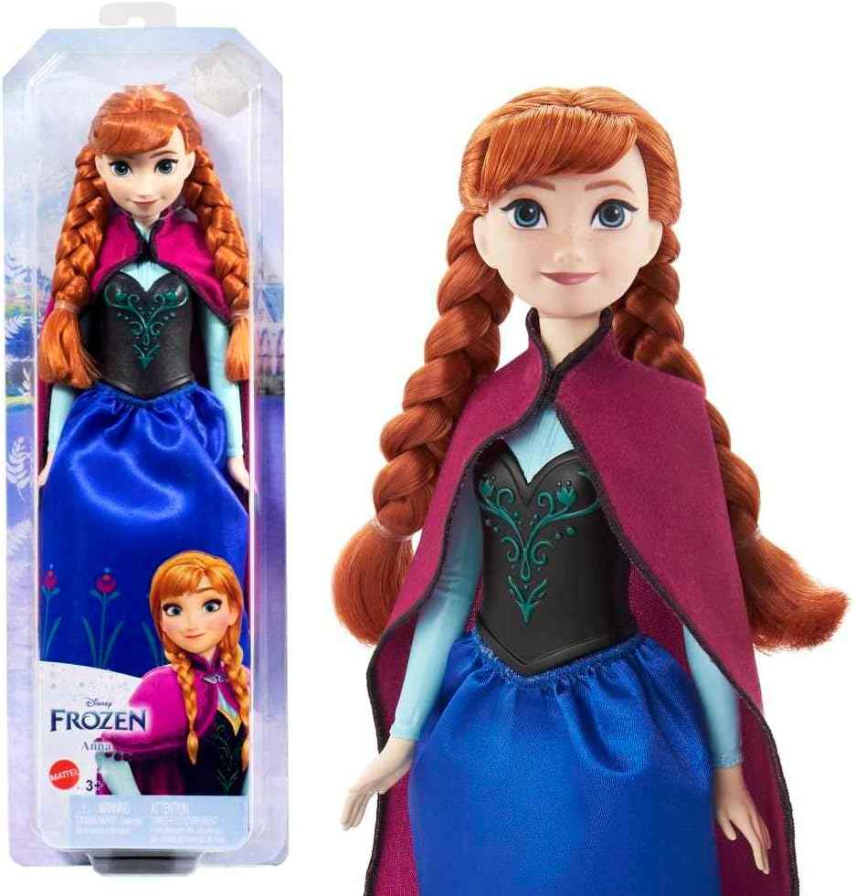 Mattel Disney Princess Dolls, Elsa Posable Fashion Doll with Signature Clothing and Accessories, Disney's Frozen Movie Toys
