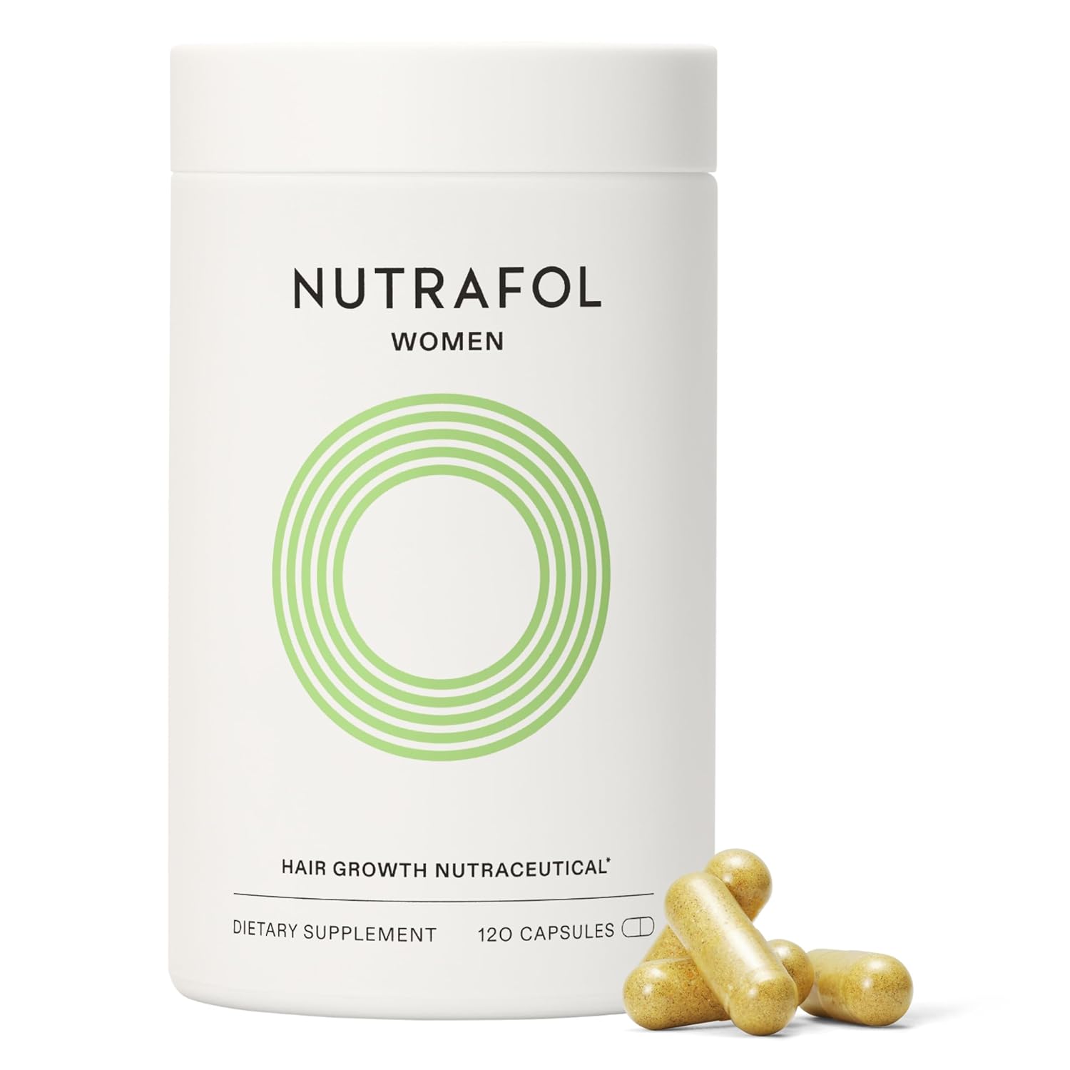 Nutrafol Women's Hair Growth SupTLements, Ages 18-44, Clinically Proven for Visibly Thicker and Stronger Hair, Dermatologist Recommended - 1 Month SupTLy