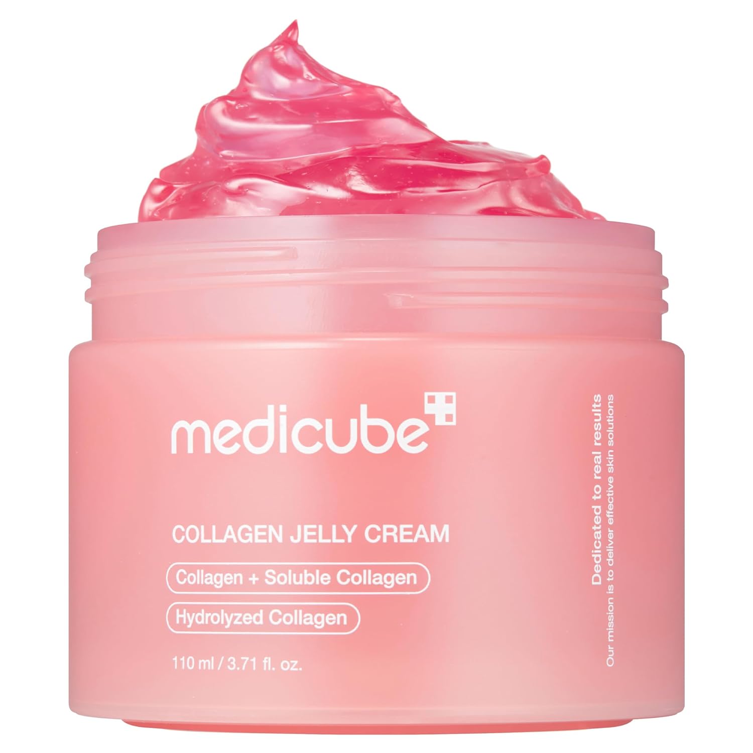 medicube Jelly Cream with Collagen, Niacinamide | Freeze-Dried Hydrolyzed Collagen for Skin Barrier Hydration & 24H Glow | TLumper, Firmer looking skin | 3.71 fl.oz