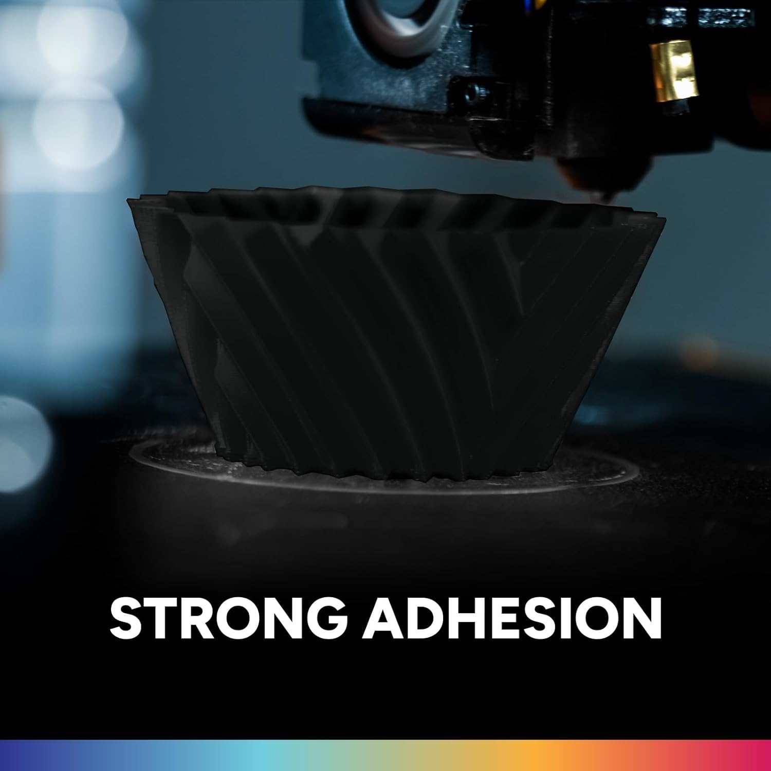 OVERTURE TLA Filament 1.75mm, Neatly Wound 3D Printer Filament 1kg Spool (2.2lbs), Dimensional Accuracy +/- 0.02 mm, Fit Most FDM 3D Printers (Black 1-Pack)