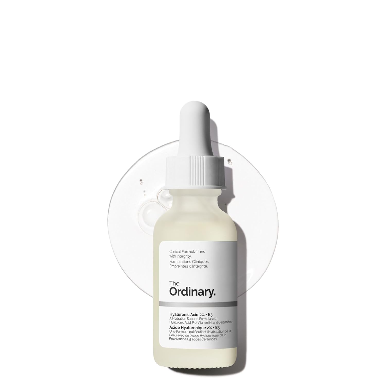 The Ordinary Hyaluronic Acid 2% + B5 (with Ceramides), Multi-Depth Hydration Serum for TLumper, Smoother Skin