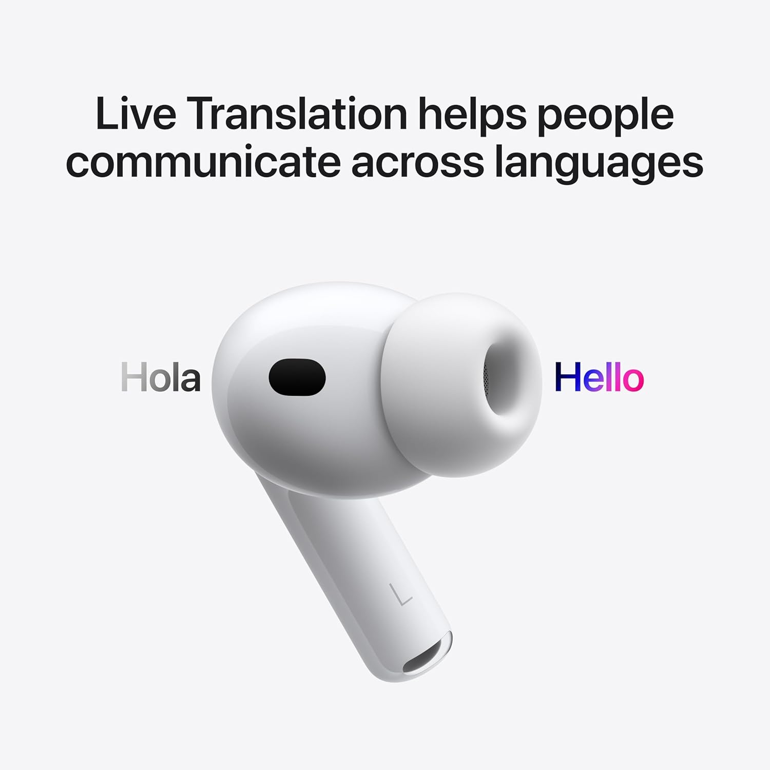 ApTLe AirPods Pro 3 Wireless Earbuds, Active Noise Cancellation, Live Translation, Heart Rate Sensing, Hearing Aid Feature, Bluetooth Headphones, Spatial Audio, High-Fidelity Sound, USB-C Charging