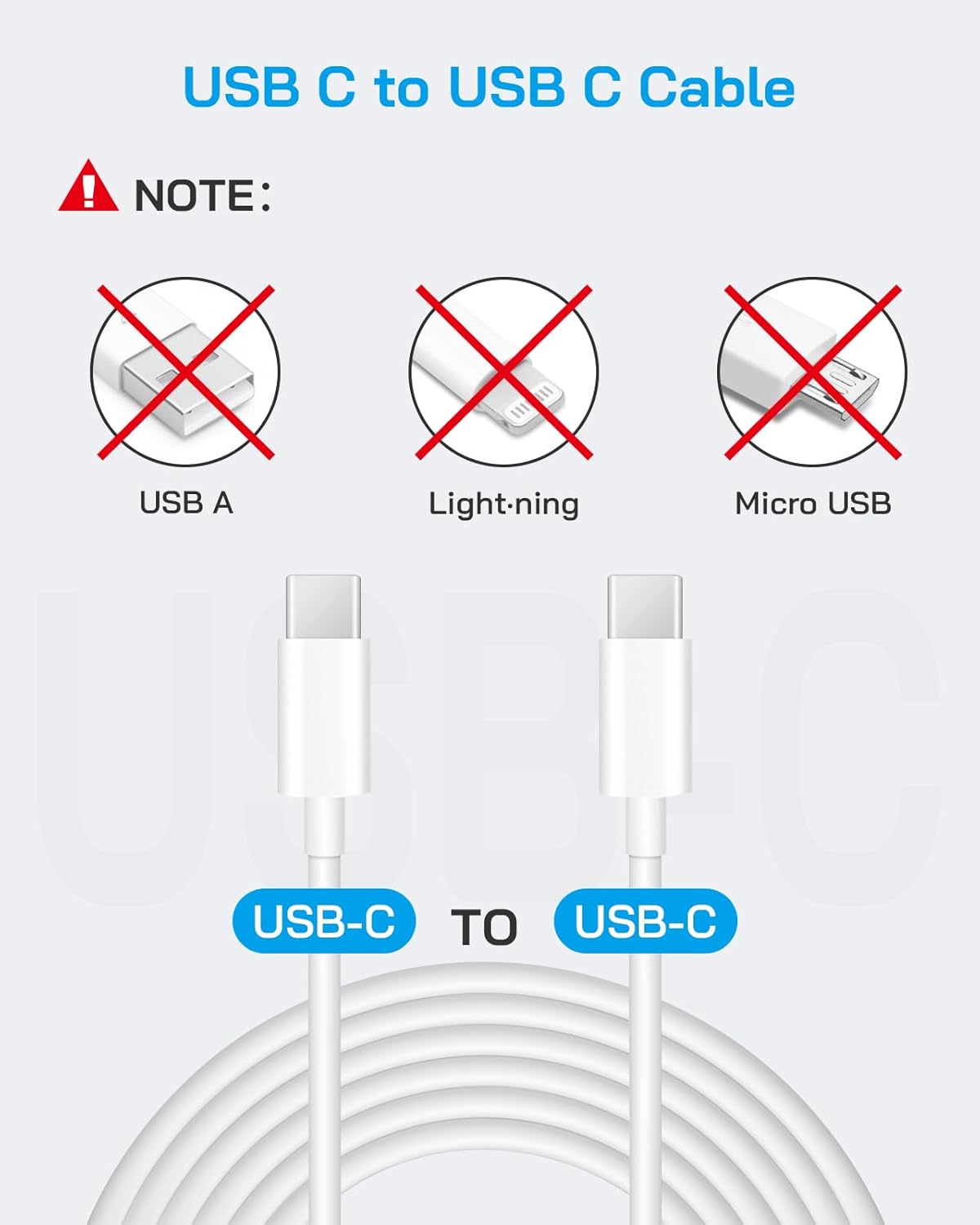 CXX iPhone 17/16/15 Fast Charger [3-Pack] 20W USB C Wall Charger with 6FT C-to-C Cable Compatible with iPhone 17/16/15 Series, USB-C iPad Pro/Air/Mini & More