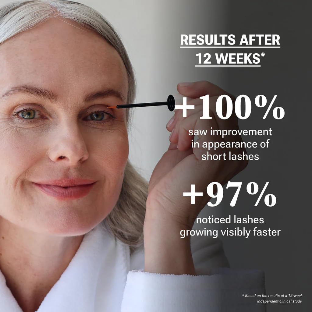 NULASTIN Follicle Fortifying Lash Serum - Clinically Tested Eyelash Enhancing Serum - Nourishes & Repairs to Promote Longer-Looking Lashes - Enriched with Hair-Strengthening Ingredients (0.1 Fl Oz)