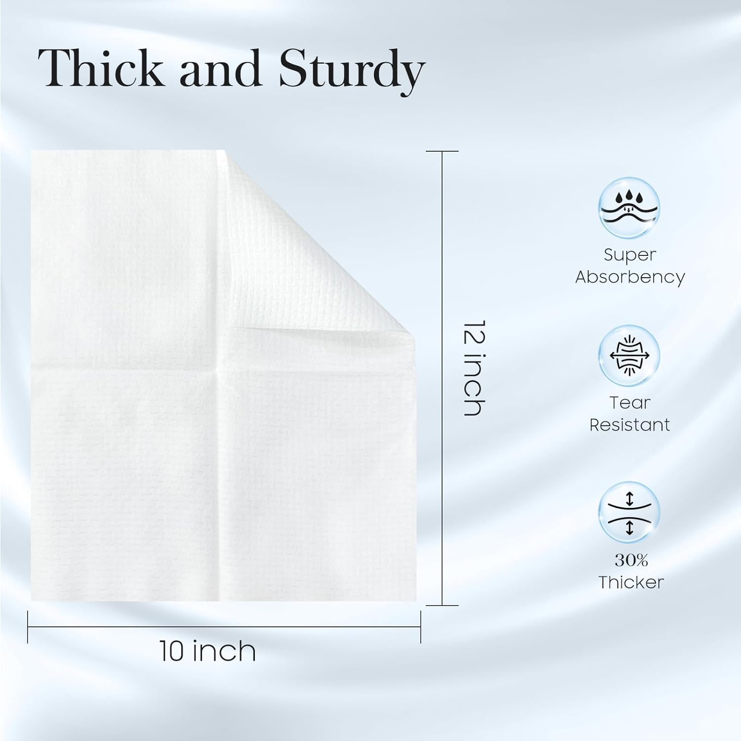 Fygrip 2 Pack of 50 count XL Disposable Face Towels 10” x 12”, 100% Viscose Fibre, Soft & Skin Friendly Face Towelettes Disposable, Facial Tissue Wipes for Women Cleansing