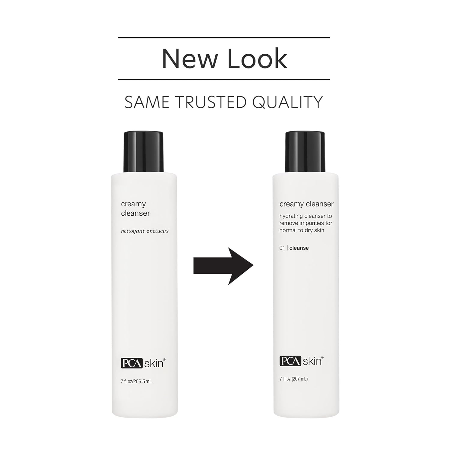 PCA SKIN Creamy Moisturizing Face Cleanser, Gentle Daily Face Wash for Dry and Sensitive Skin, Leaves Skin Feeling Soft and Smooth, Helps Remove Makeup, Dirt, and Impurities from Skin, 7.0 oz Bottle