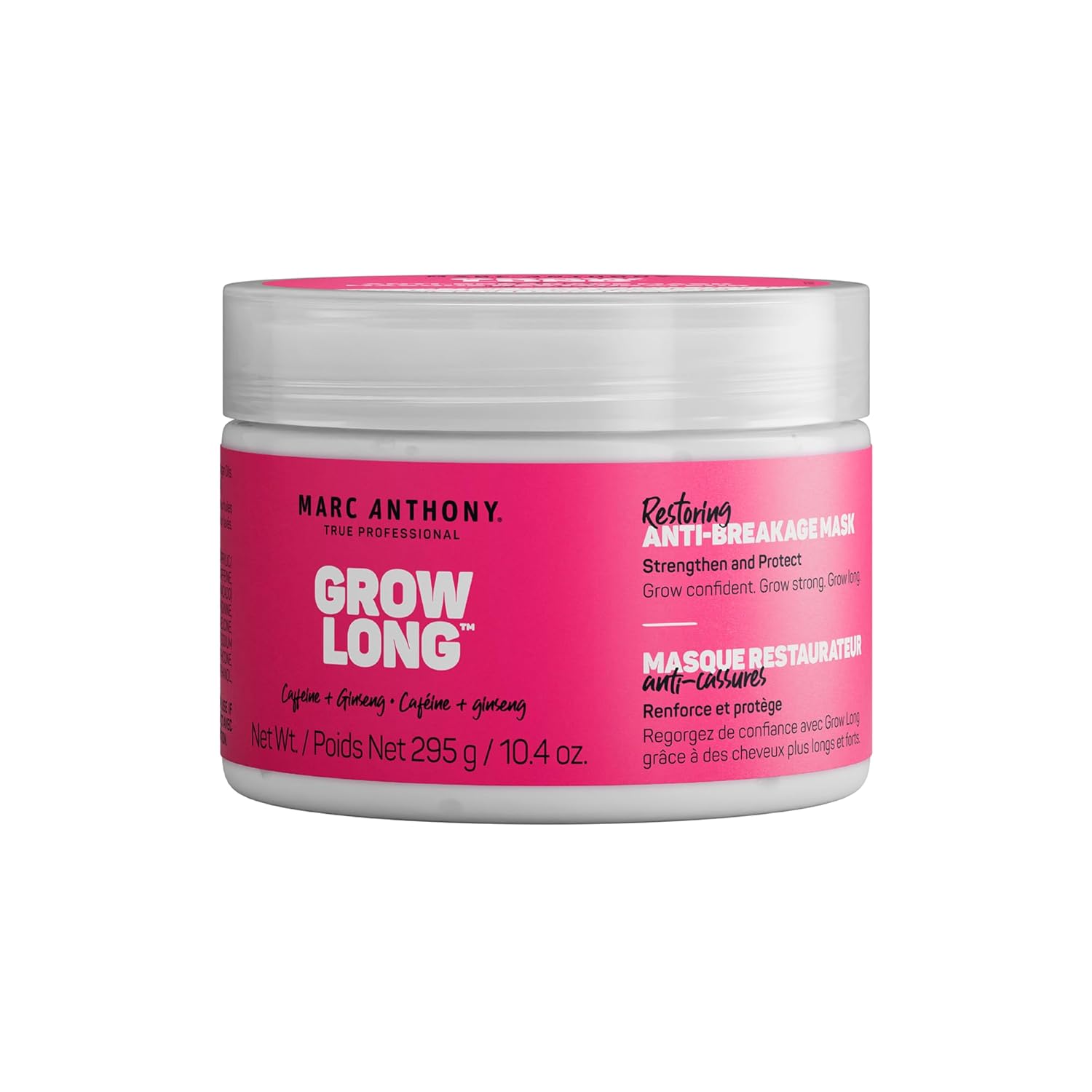 Marc Anthony Deep Conditioning Hair Mask for Dry & Damaged Hair, Grow Long Biotin - Argan Oil, Caffeine & Keratin Anti-Frizz Leave-In Repair Treatment For STLit Ends & Breakage
