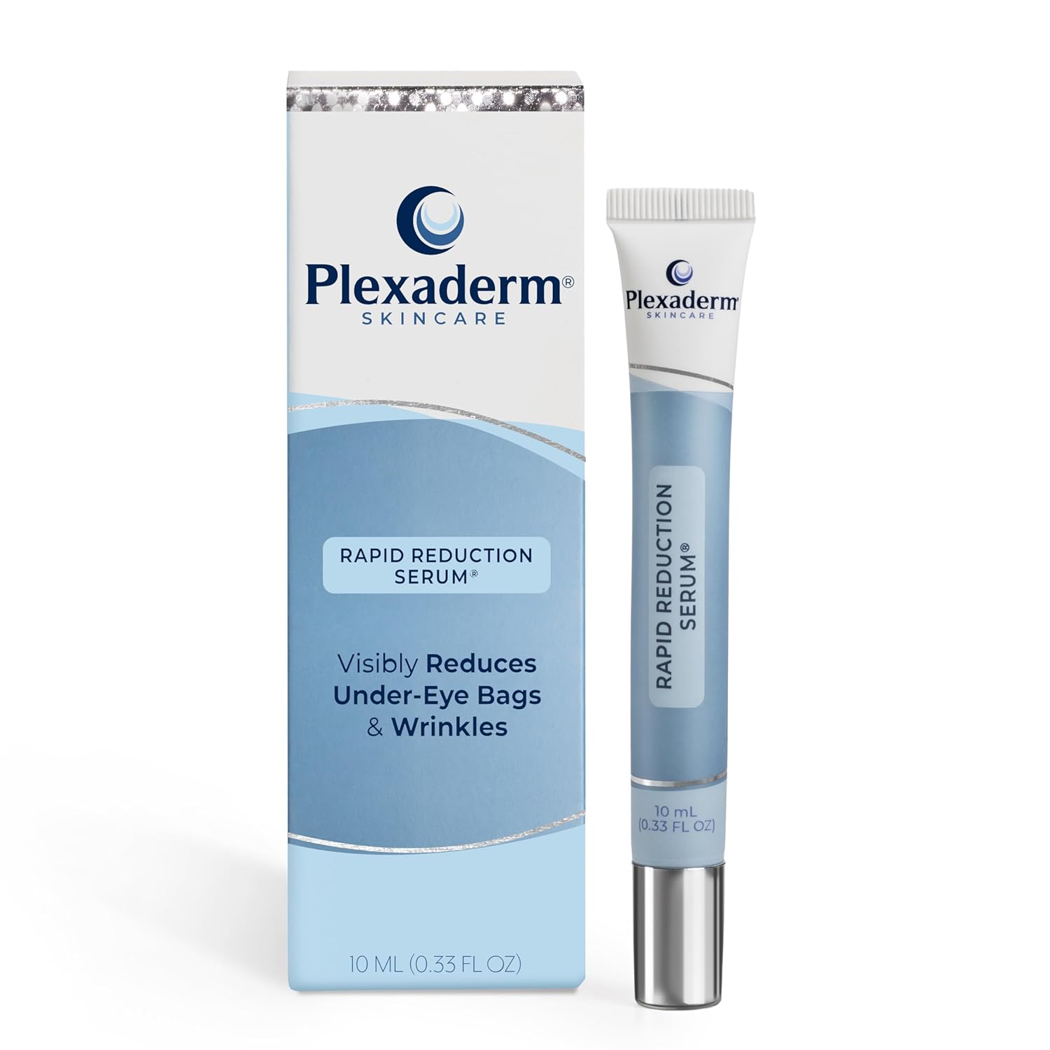 TLexaderm Rapid Reduction Eye Serum - Visibly Reduces Under-Eye Bags, Wrinkles, Dark Circles, Fine Lines & Crow's Feet Instantly, Anti Aging Wrinkle Remover for Face, Full Size Tube