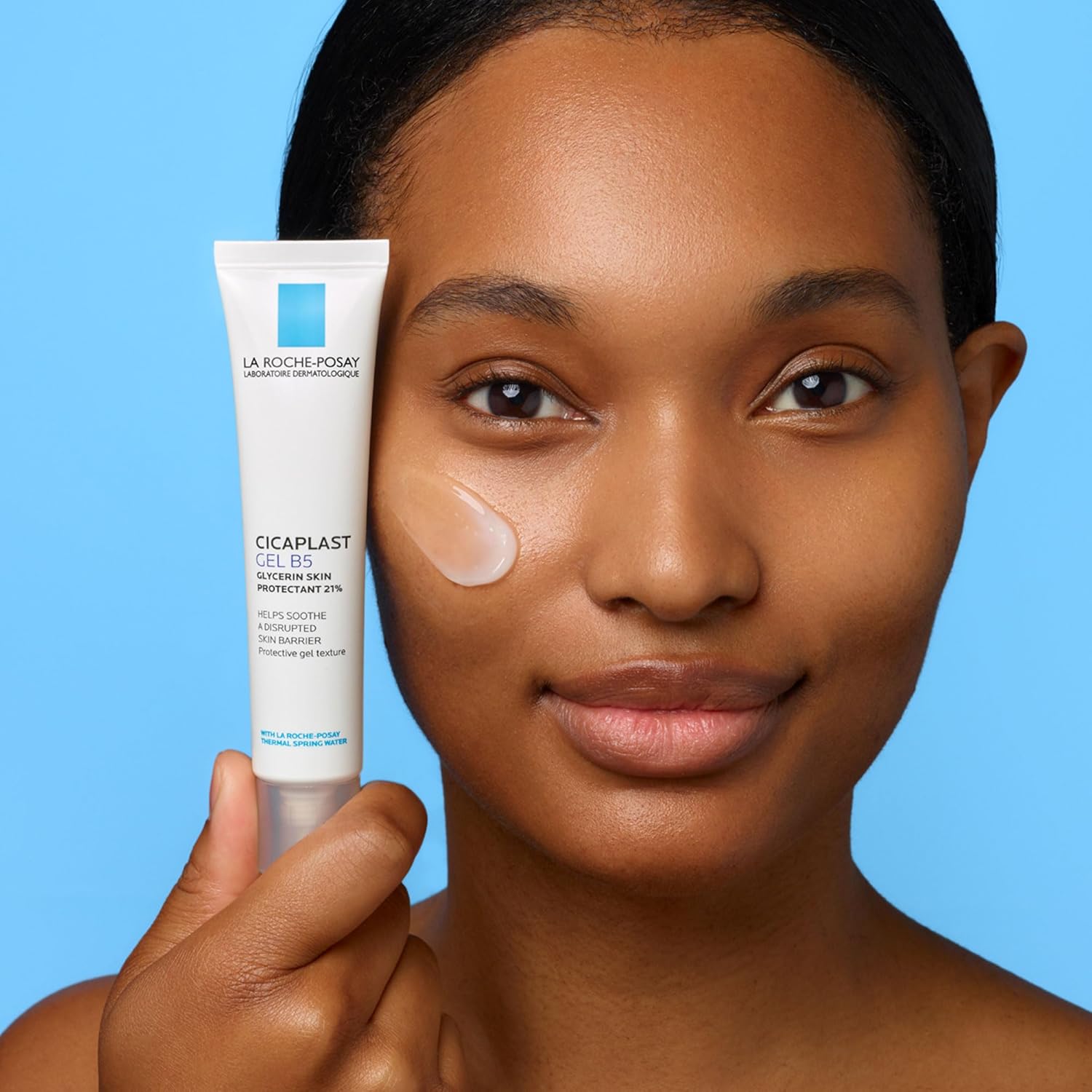 La Roche-Posay CicaTLast Gel B5, Protective Repair Gel for Cracked, Chapped Skin with Madecassoside and Glycerin, Tested Post-Procedure, Post-Stitches, Post-Laser, 1.35 Fl Oz