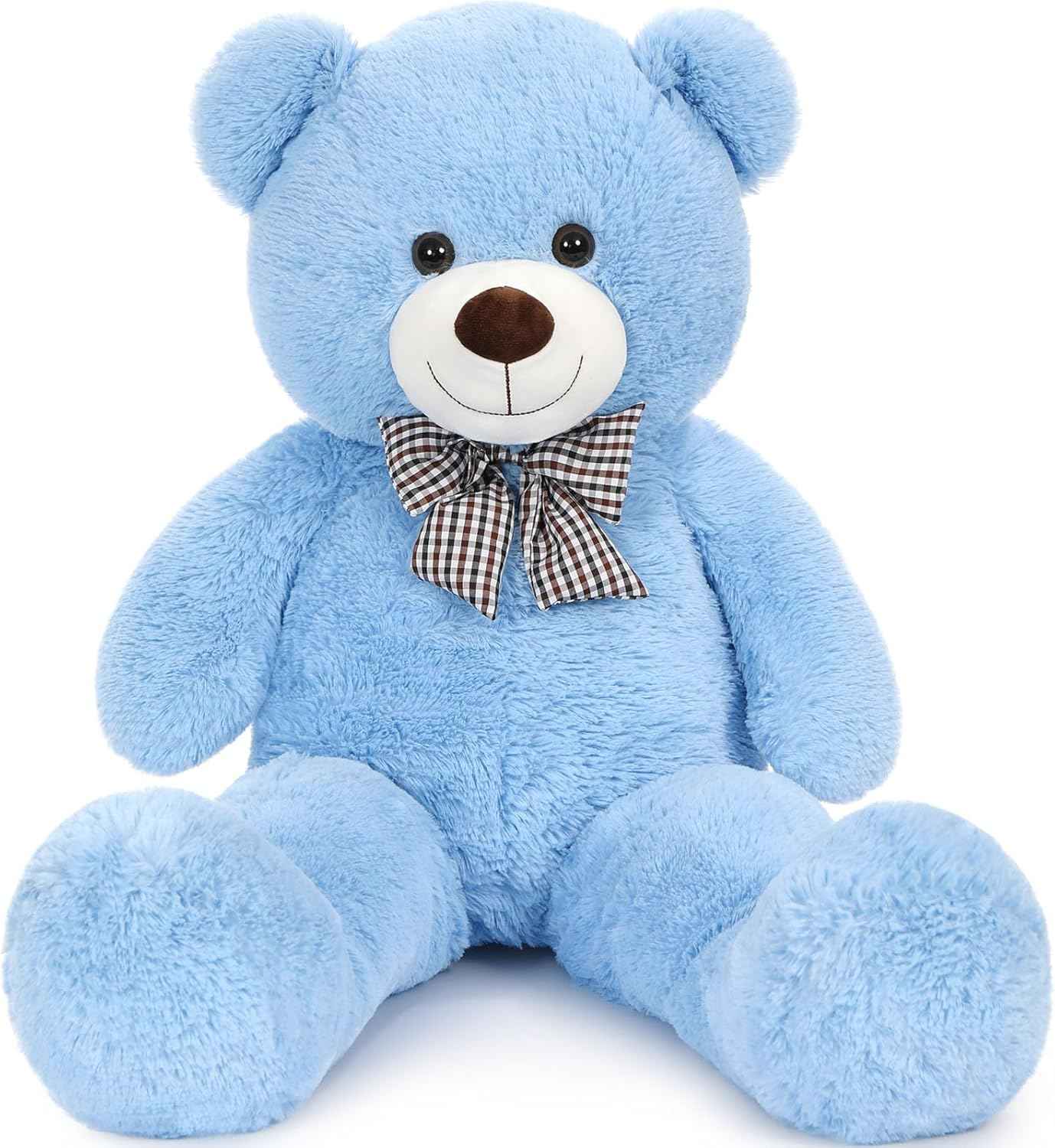 MaoGoLan Giant Teddy Bear 4 Feet,Adorable and Cuddly Big Bear Stuffed Animal 47", Classic Teddy Bear Plush Gift Decoration for Baby Shower,Party,Birthday,Valentines Day,Tan