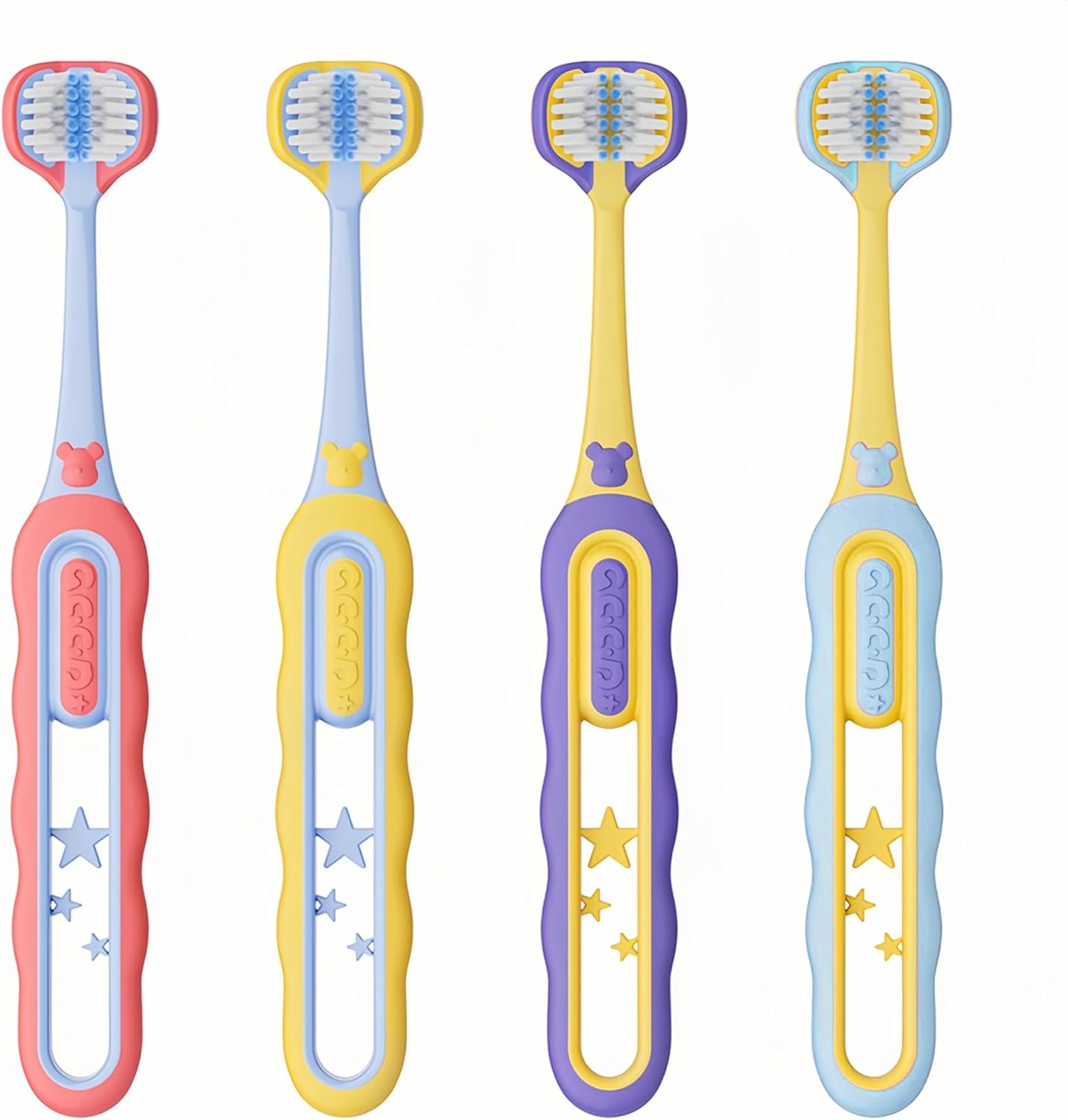 Easicuti baby tongue cleaner 42pcs disposable toothbrush for 0-36 months with free finger toothbrush