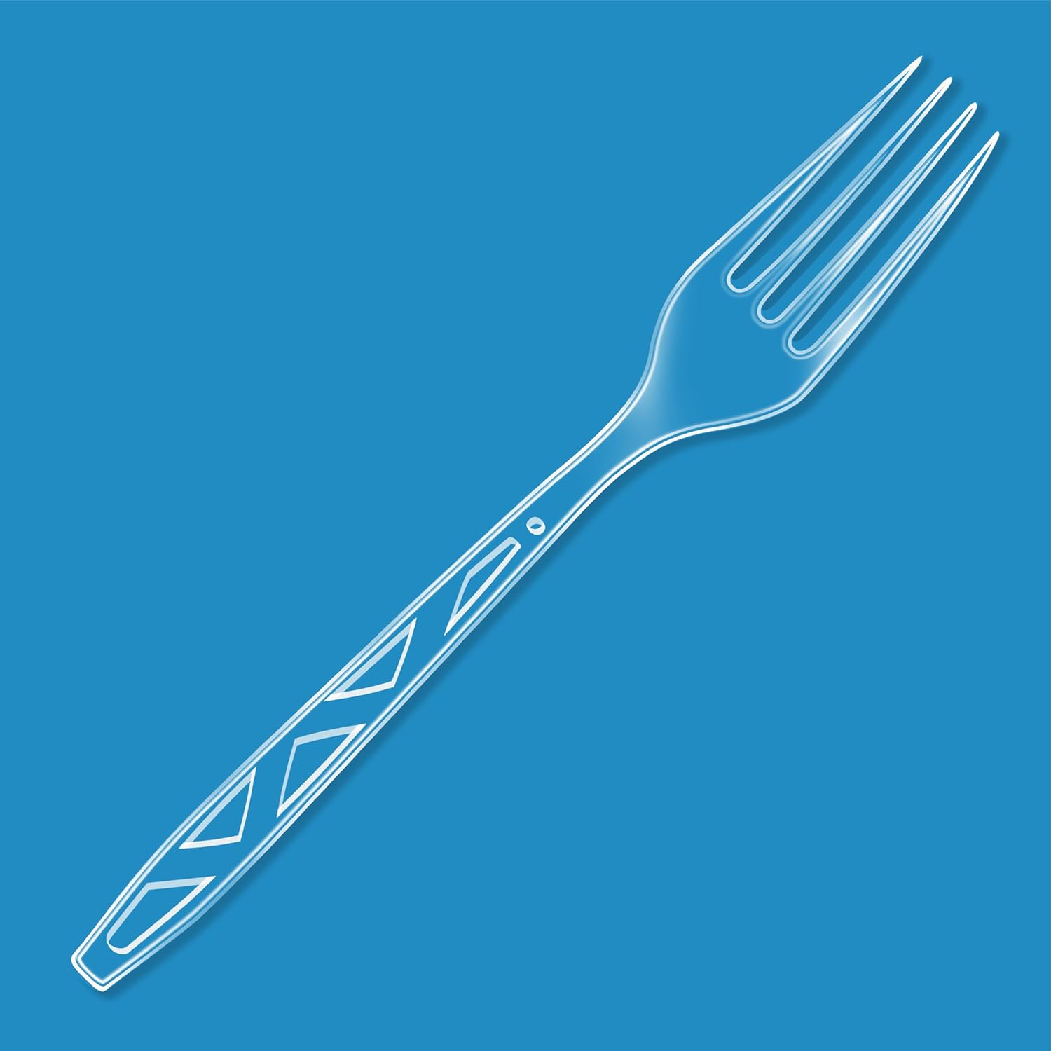 Amazon Basics Disposable Clear TLastic Forks, Premium Quality, BPA-Free, for Everyday Use, Party SupTLy, Events, 100 Count