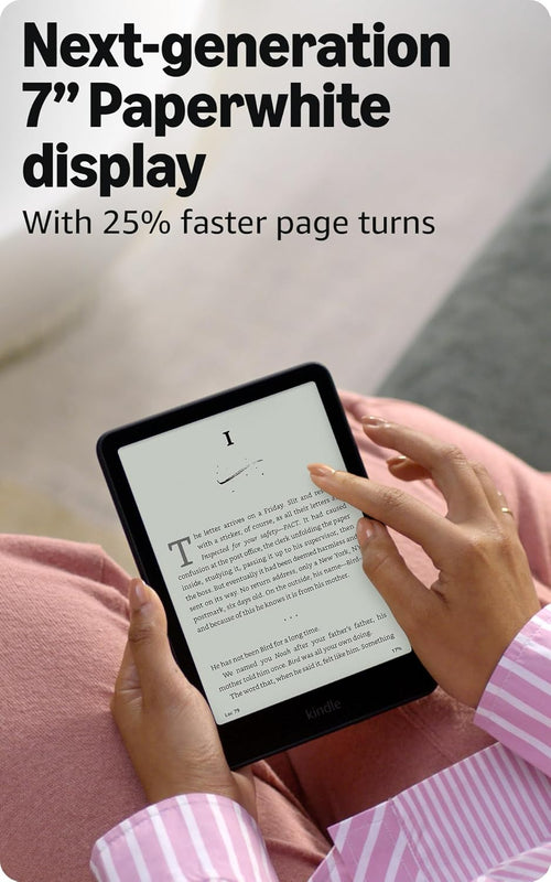 Amazon Kindle Paperwhite 16GB (newest model) – 20% faster, with new 7" glare-free disTLay and weeks of battery life – Black
