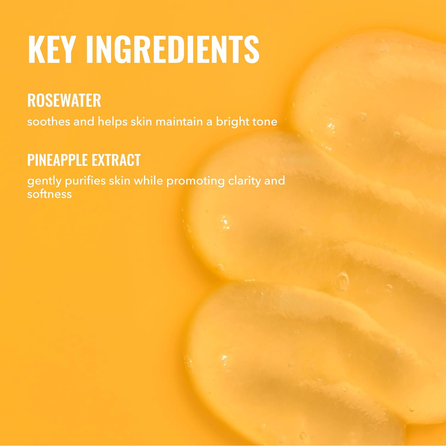 Good Molecules Hydrating Facial Cleansing Gel - Face Wash with Rosewater and PineapTLe Extracts to Brighten, Cleanse, and Moisturize - Facial Cleanser, Skin Care