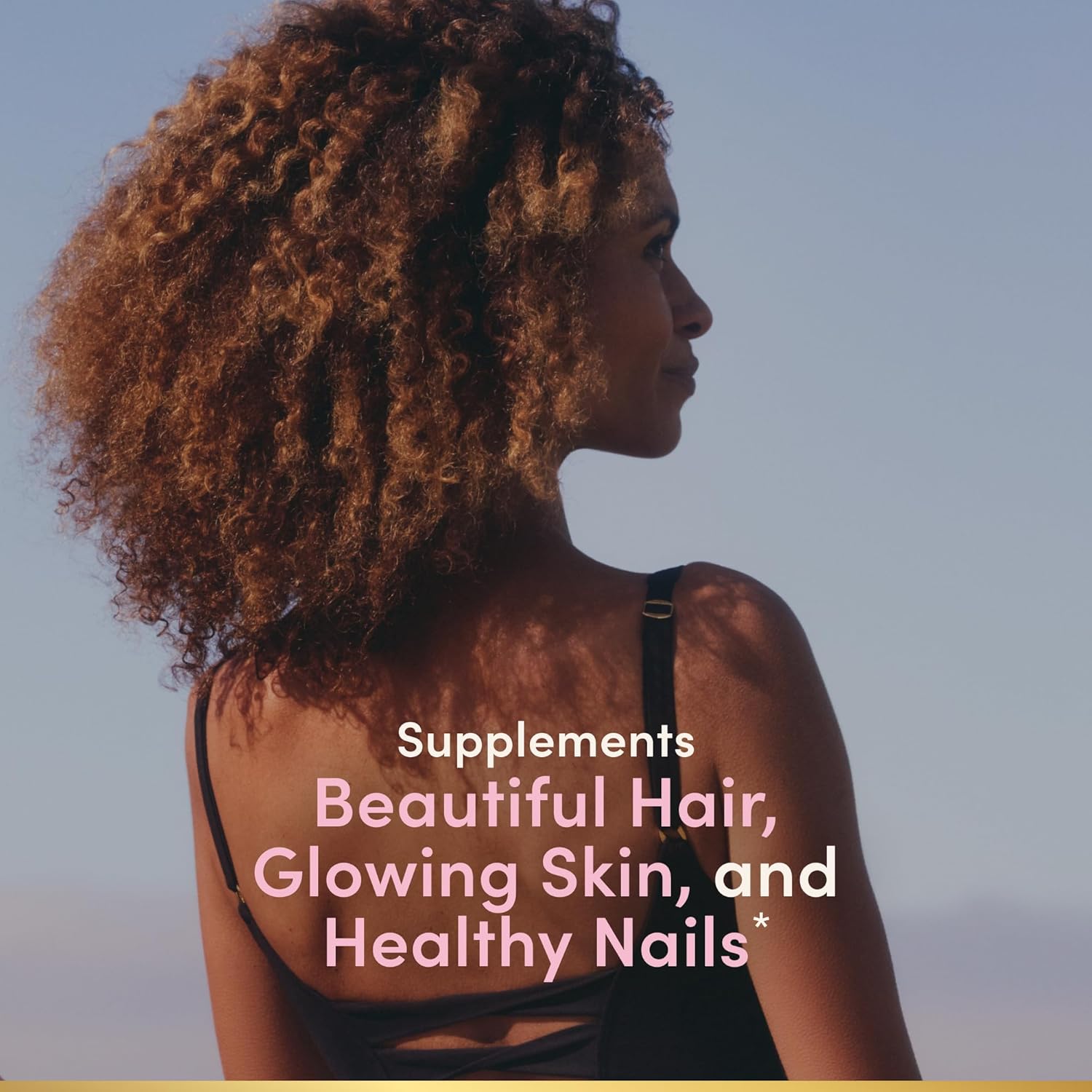 Nature's Bounty Hair, Skin & Nails with Biotin, Strawberry Gummies Vitamin SupTLement, Supports Hair, Skin, and Nail Health for Women, 2500 mcg, 140 Ct, 70 Total Servings