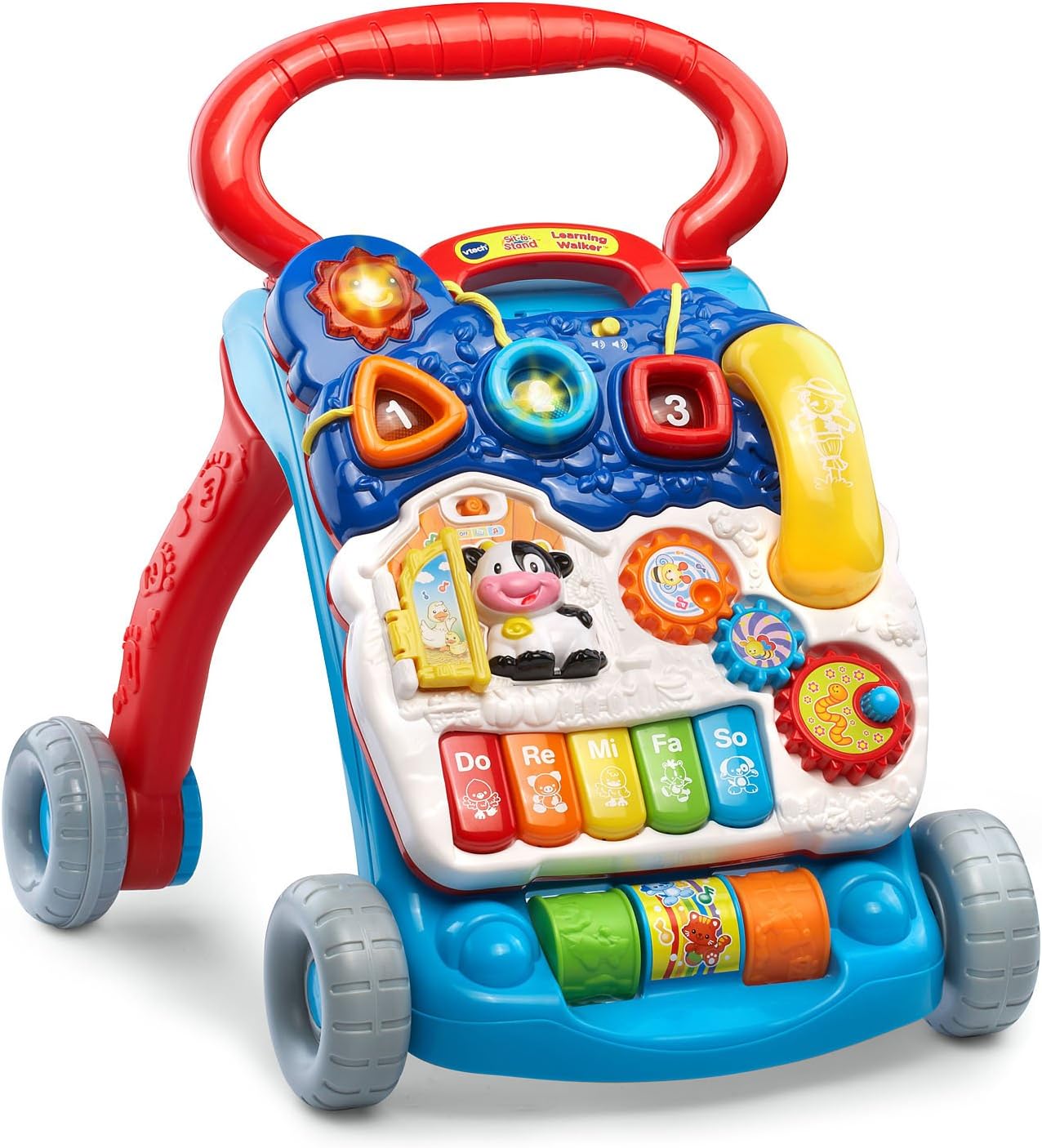 VTech Sit-to-Stand Learning Walker (Frustration Free Packaging), Blue