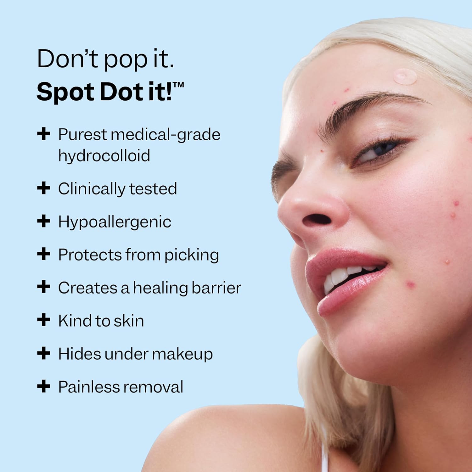 Peach Slices - Acne Spot Dots (30 ct) - Hydrocolloid PimTLe Patches for Face - Absorb Gunk, Protect Picking & Support Healing - 3 Sizes (7, 10, & 12mm) - Vegan, Cruelty Free, Korean Skin Care & Beauty