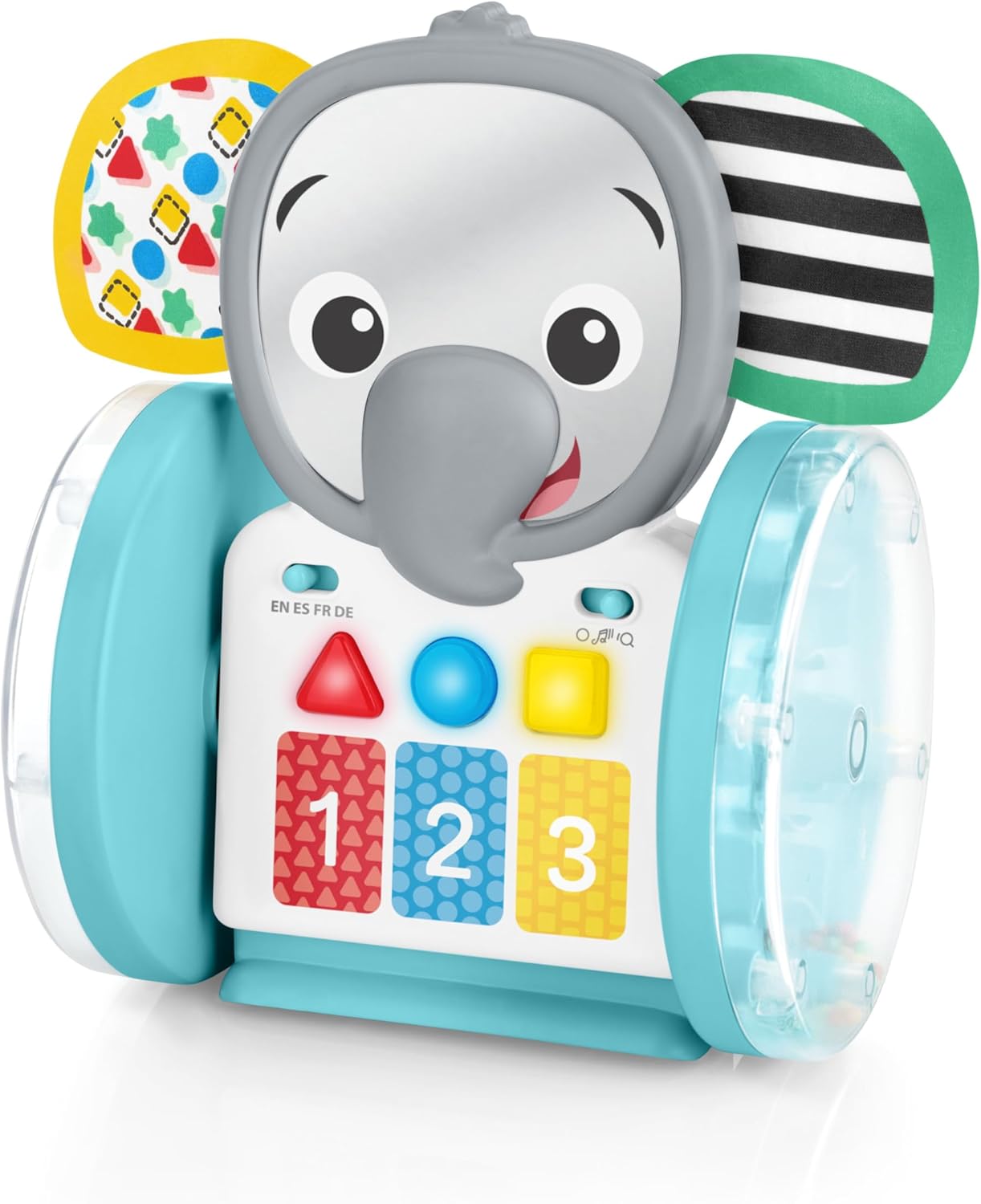 Baby Einstein Glow & Discover Light Bar Musical Toy, Activity Station for Infants Ages 3 Months+ with 3 Learning Modes