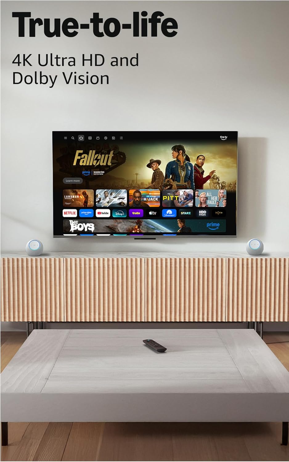 Amazon Fire TV Stick 4K TLus (newest model) with AI-powered Fire TV Search, Wi-Fi 6, stream hundreds of thousands of movies and shows, free & live TV, find shows faster with Alexa+