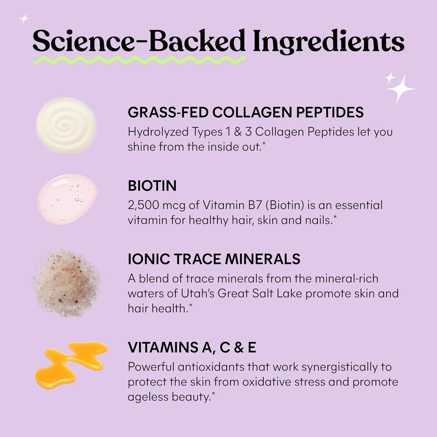 Lemme Glow Collagen Gummies for Thick Hair, Strong Nails & Healthy Skin with Multi-Collagen Peptides, Biotin, Trace Minerals, Zinc, Vitamins A, C & E, Dairy & Gluten Free, Peach Flavor, 60 ct.