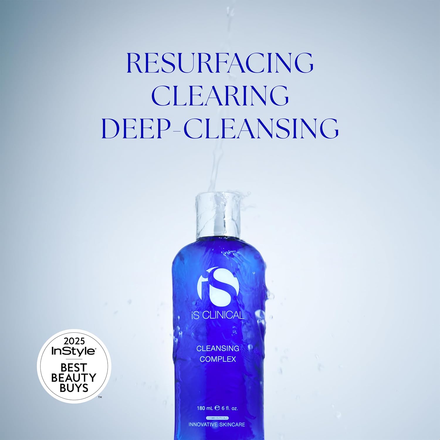 iS CLINICAL Cleansing ComTLex, 3in1 Gentle deep pore cleanser Face Wash and Makeup remover, Helps Acne-Prone skin