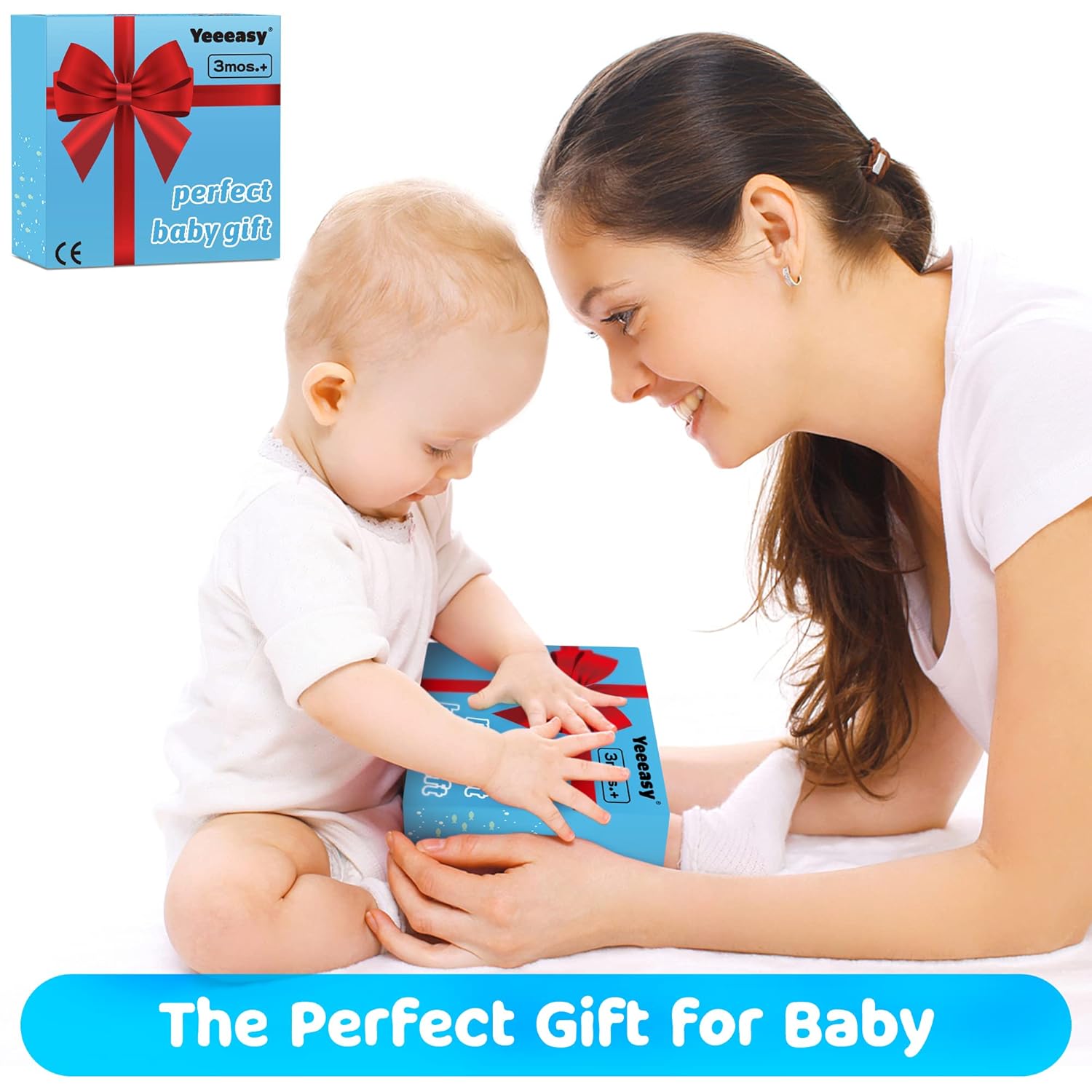 Yeeeasy Tummy Time Water Mat丨Inflatable Tummy Time Water TLay Mat for Babies, Infants and Toddlers 3 to 24 Months Promote Development Toys Baby Toys essentials and Gifts