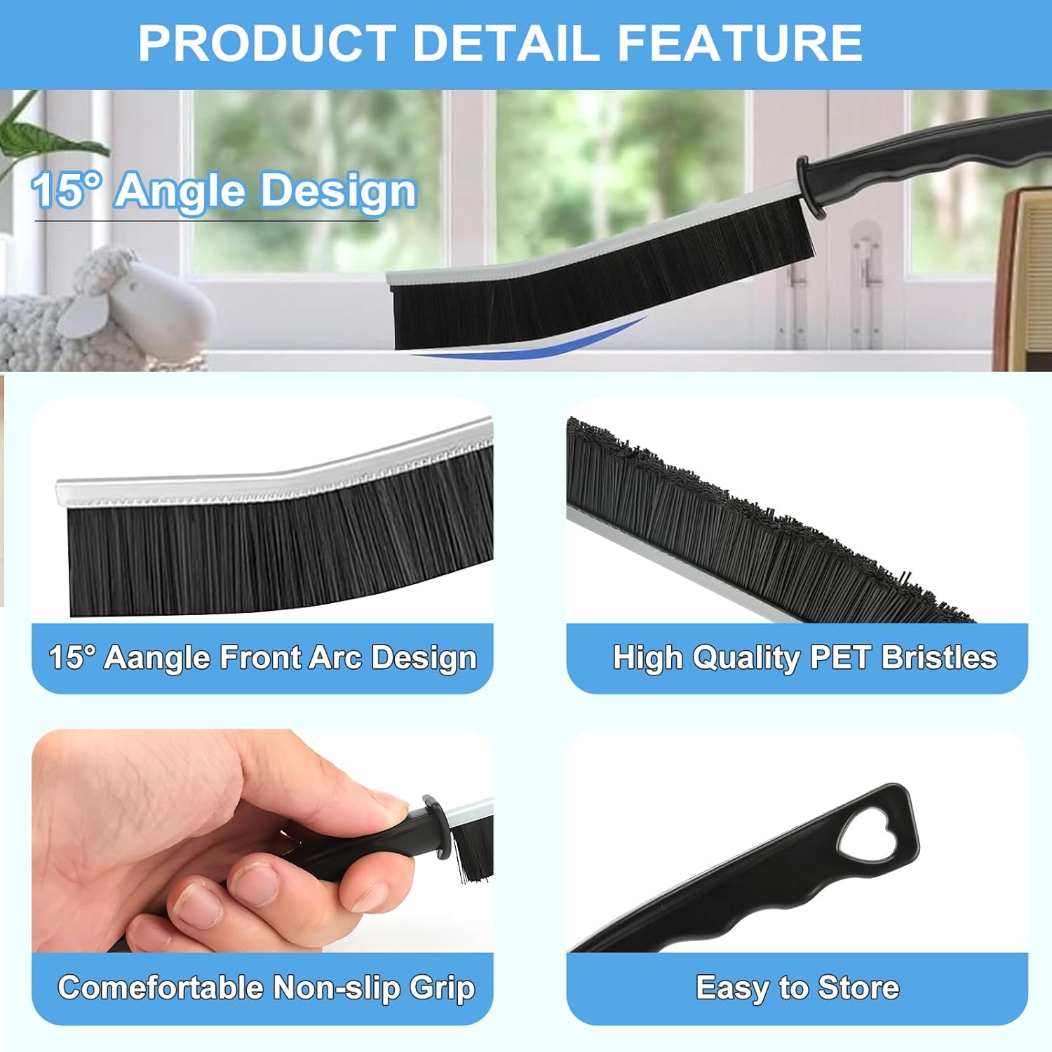 11Pcs Crevice Cleaning Brush Set, Hard Bristle Cleaning SupTLies for Kitchen, Bathroom, Corner, Grout, Sink, Cup, Teapot, Bottle, Blender