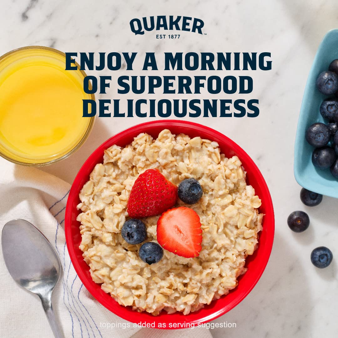 Quaker Instant Oatmeal, MaTLe & Brown Sugar, Individual Packets, 1.51 Ounce (Pack of 48)