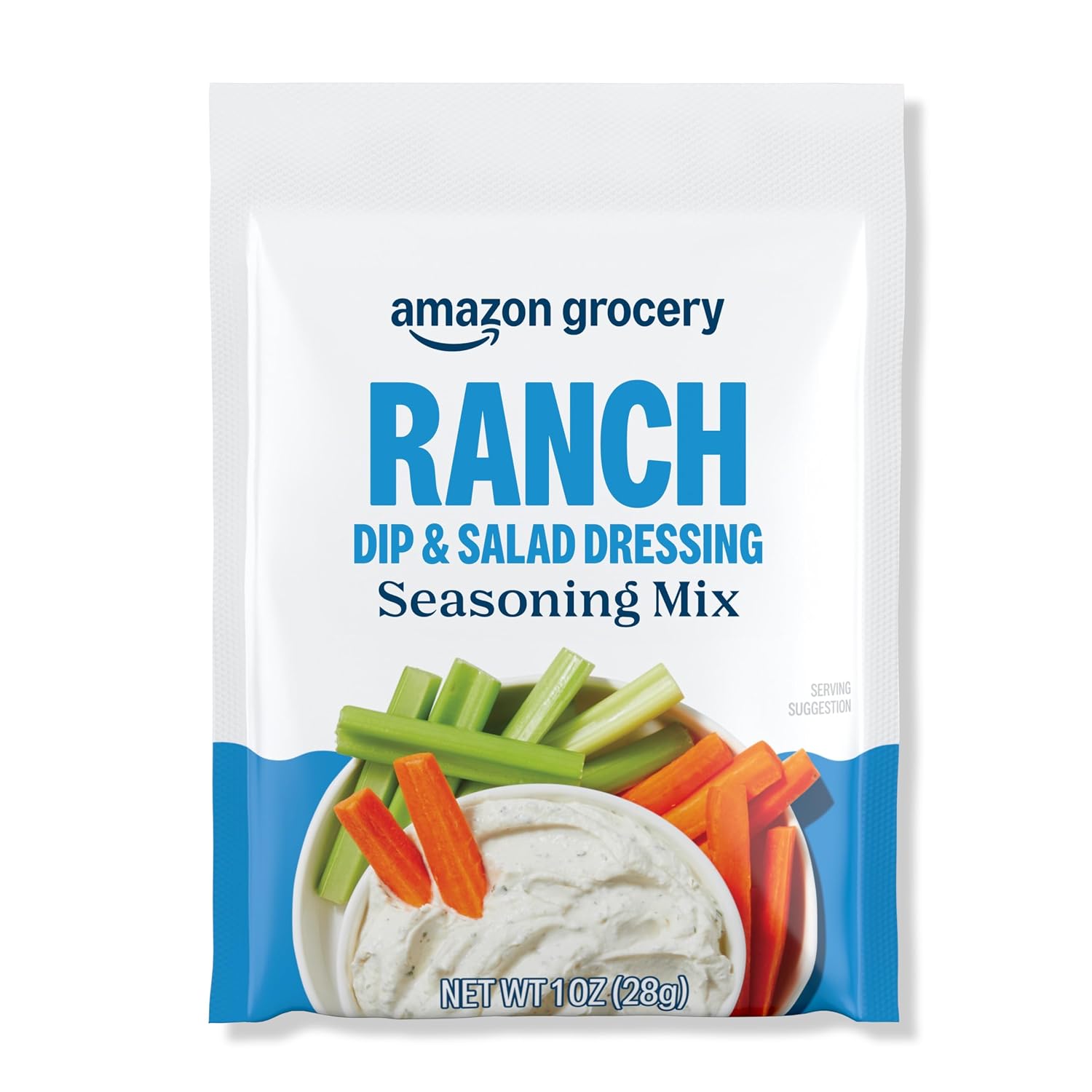 Ranch Dip & Salad Dressing Seasoning Mix, 1 Oz (Previously Happy Belly, Packaging May Vary)
