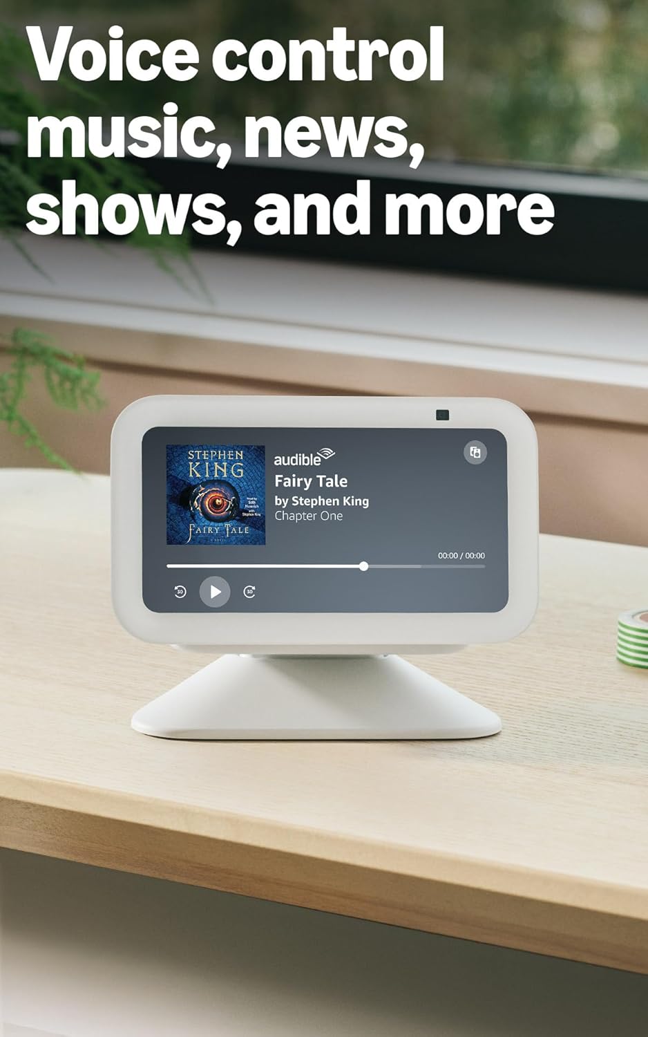 Amazon Echo Show 5 (newest model), Smart disTLay, Designed for Alexa+, 2x the bass and clearer sound, Cloud Blue