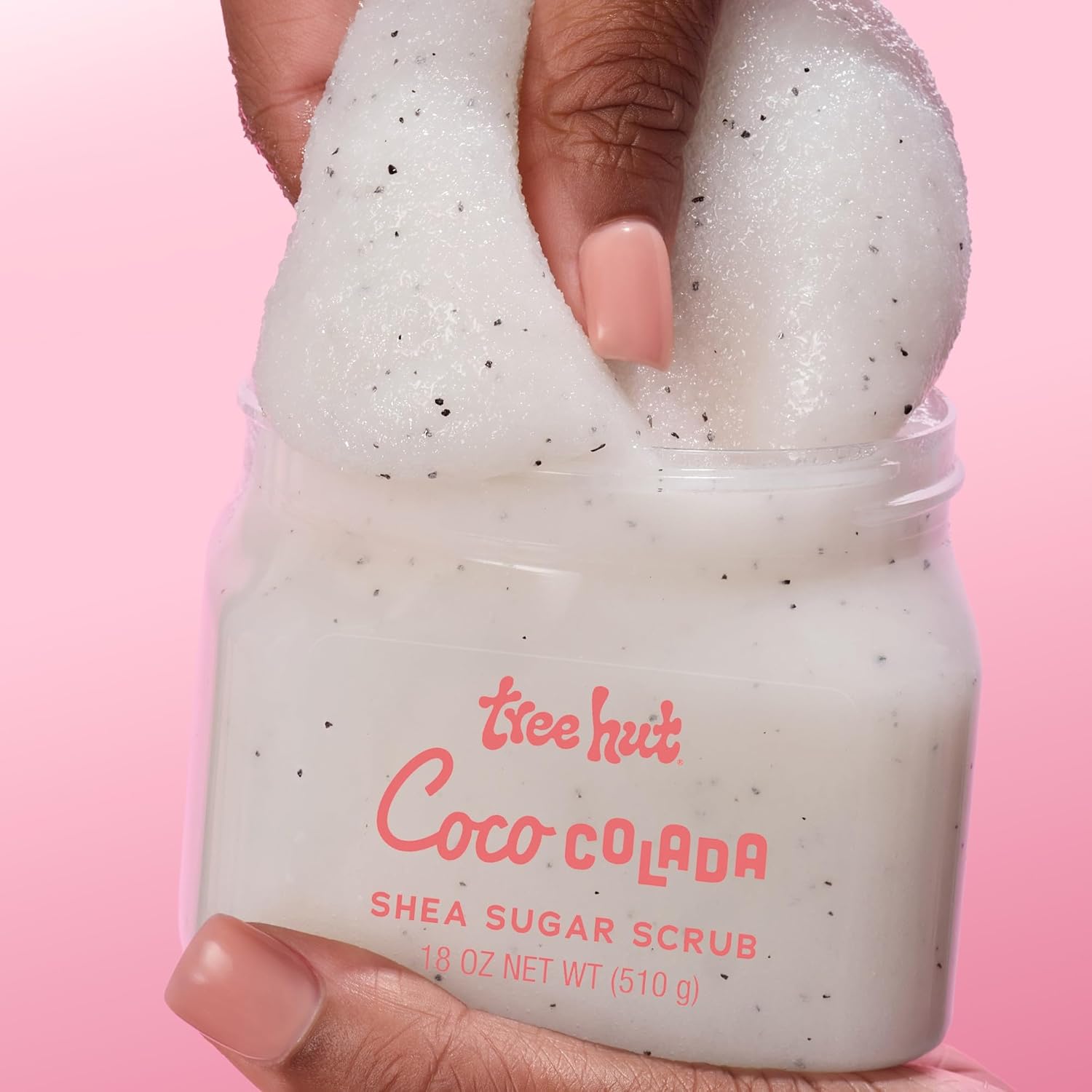 Tree Hut Coco Colada Shea Sugar Scrub, 18 oz, Ultra Hydrating and Exfoliating Scrub for Nourishing Essential Body Care