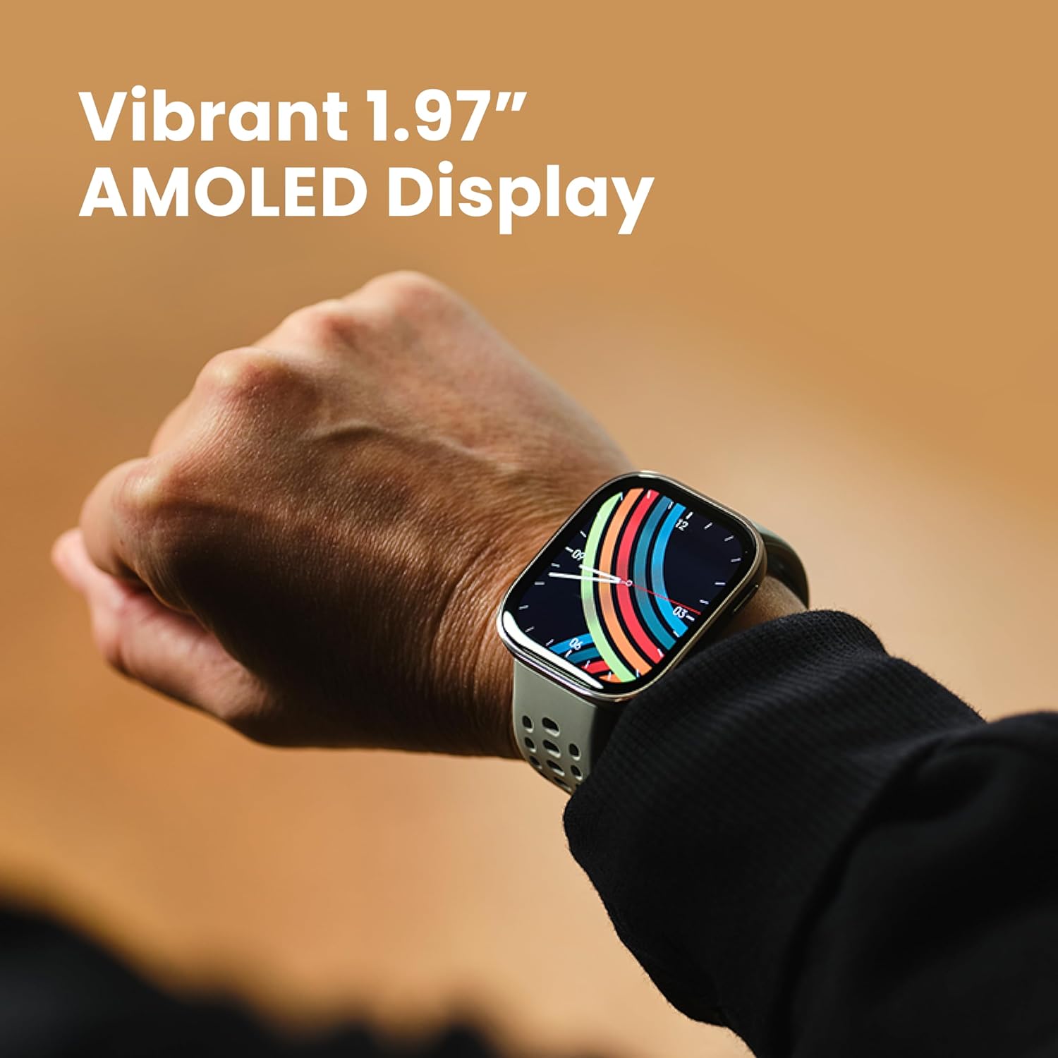 Amazfit Bip 6 Smart Watch 46mm, 14 Day Battery, 1.97" AMOLED DisTLay, GPS & Free Maps, AI, Bluetooth Call & Text, Health, Fitness & Sleep Tracker, 140+ Workout Modes, 5 ATM Water-Resistance, Black