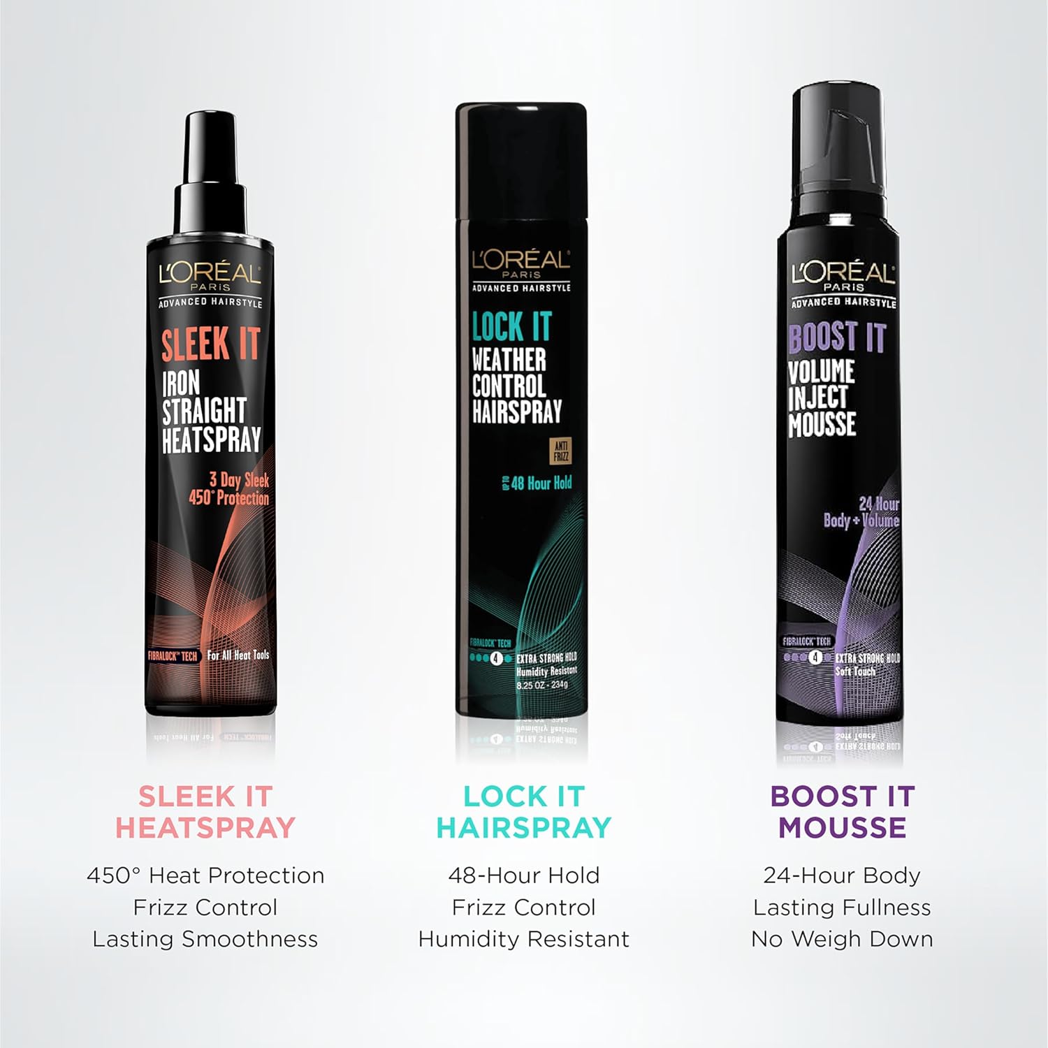 L'Oréal Paris Advanced Hairstyle LOCK IT Weather Control Hairspray, 8.25 oz. (Packaging May Vary)