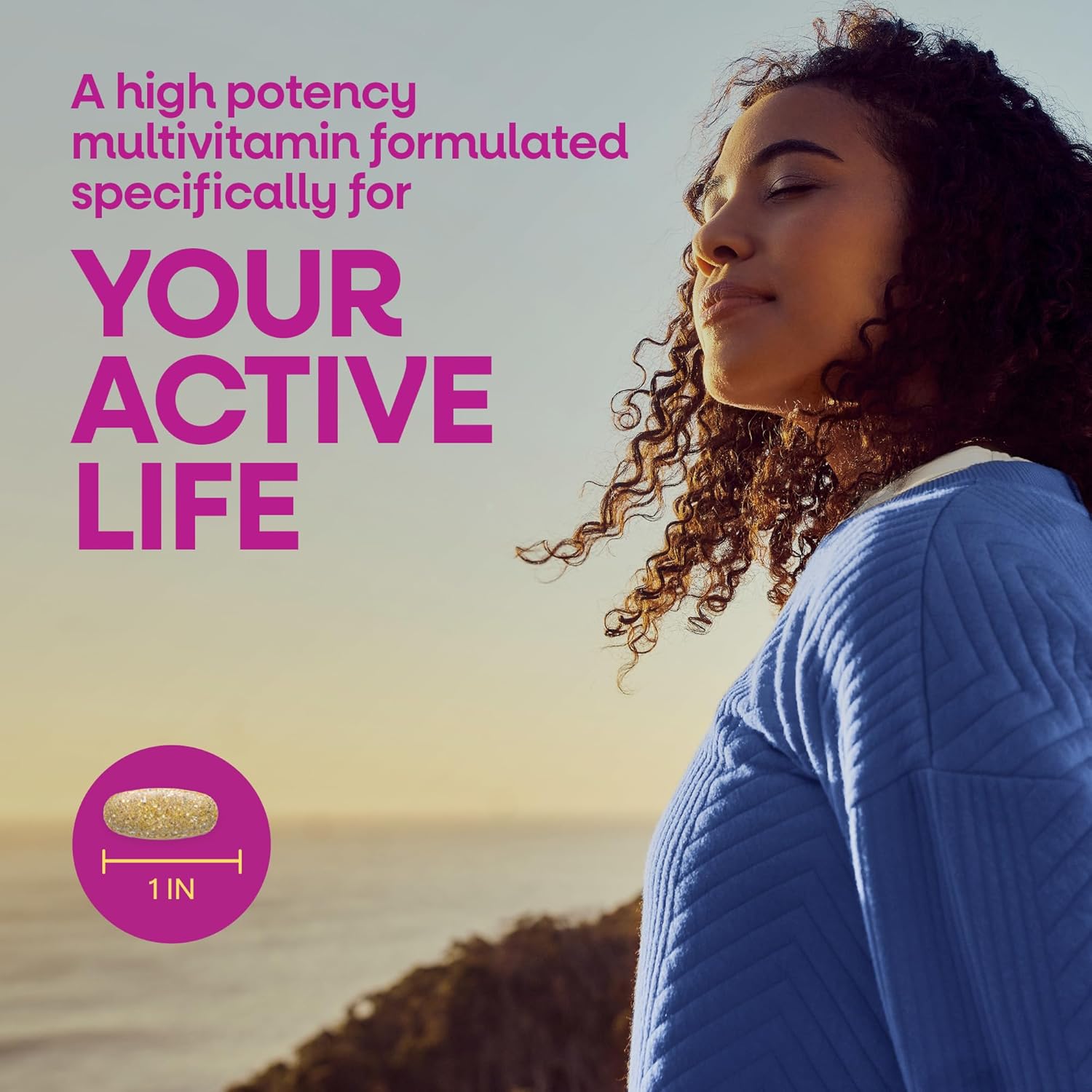 Nature's Way Alive! Ultra Multivitamin for Women, ComTLete Daily Women's Vitamins, High Potency Formula, Promotes Energy Metabolism and Muscle Function*, Vitamin A, C, D, Methylated B12, 60 Tablets