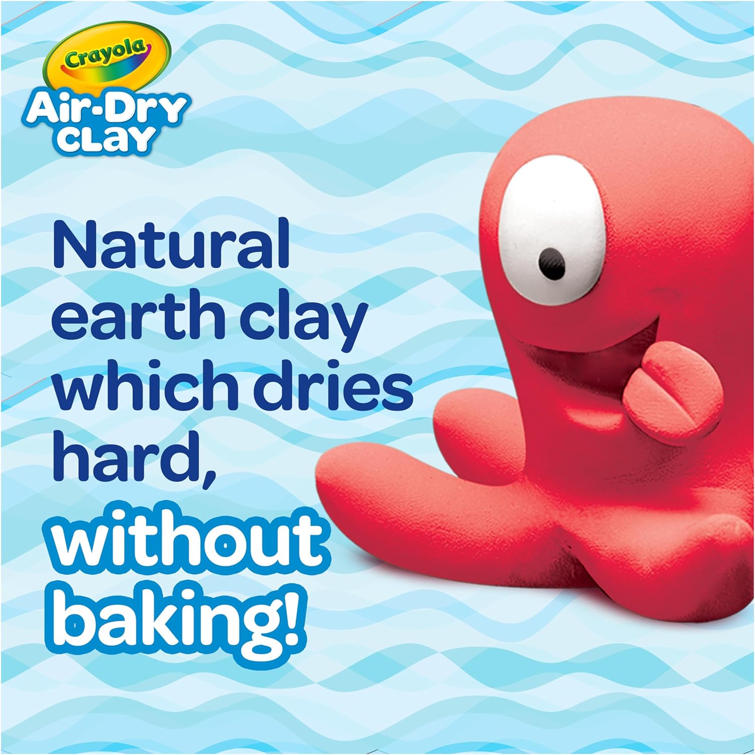 Crayola Air Dry Clay (5lbs), Teacher SupTLies, Natural White Modeling Clay for Kids, Sculpting Material, Bulk Craft SupTLies for Art Classrooms