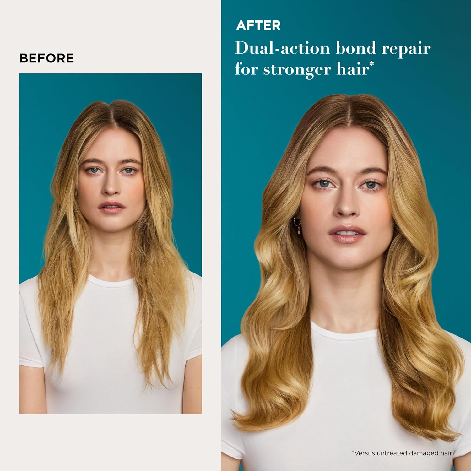 OGX Repair & Protect Bond Protein Repair 450°F Heat Protect Spray, Weightless Repair Mist for Nonstop Damage Protection* for All Hair Types, Heat Spray Preps Hair for Styling, 6.5 fl. oz