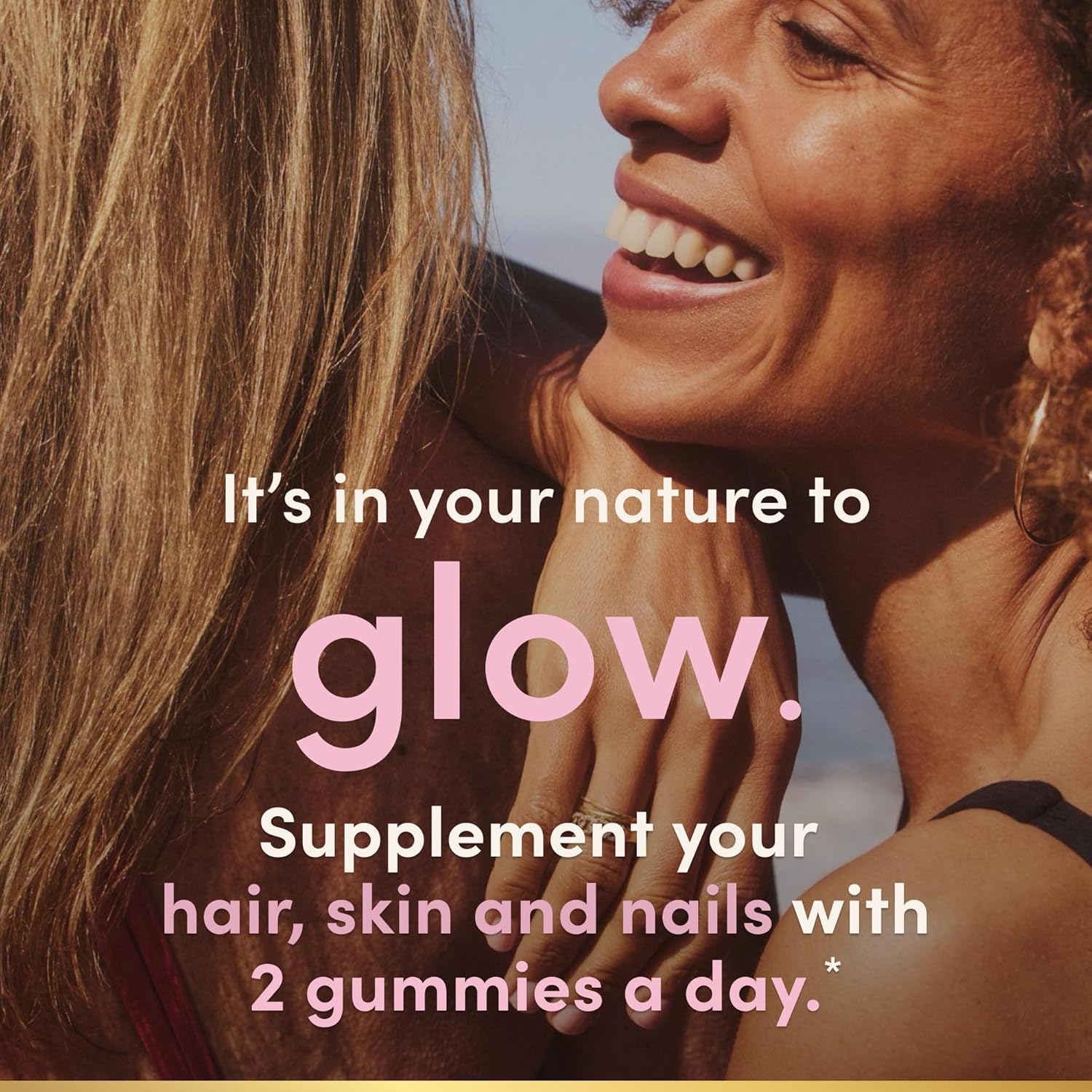 Nature's Bounty Hair, Skin & Nails with Biotin, Strawberry Gummies Vitamin SupTLement, Supports Hair, Skin, and Nail Health for Women, 2500 mcg, 140 Ct, 70 Total Servings