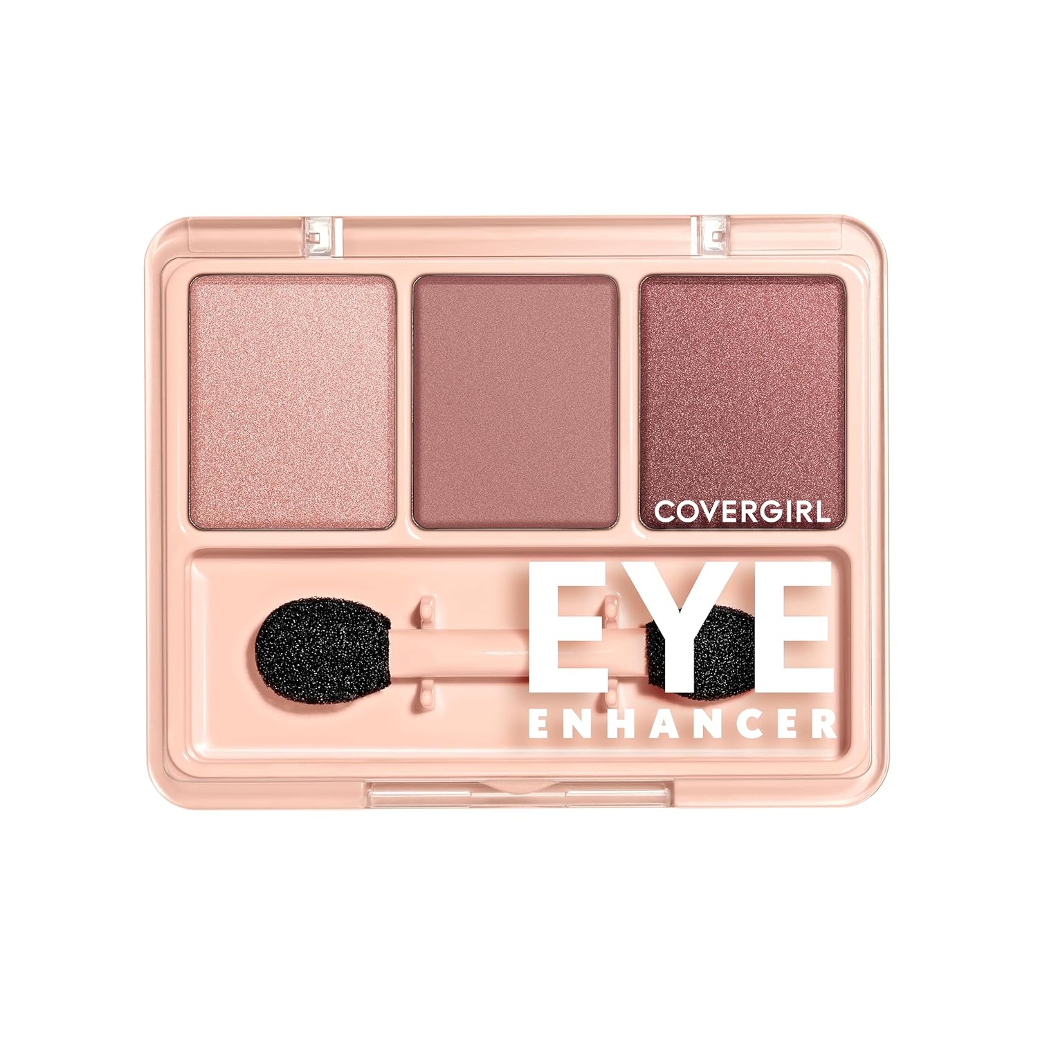 Covergirl Eye Enhancer, Sweet TLum, Eyeshadow Trio, Easy to Wear, Clean & Vegan, Talc-Free, Matte & Shimmer Finishes, Smudge-Proof, 0.14oz