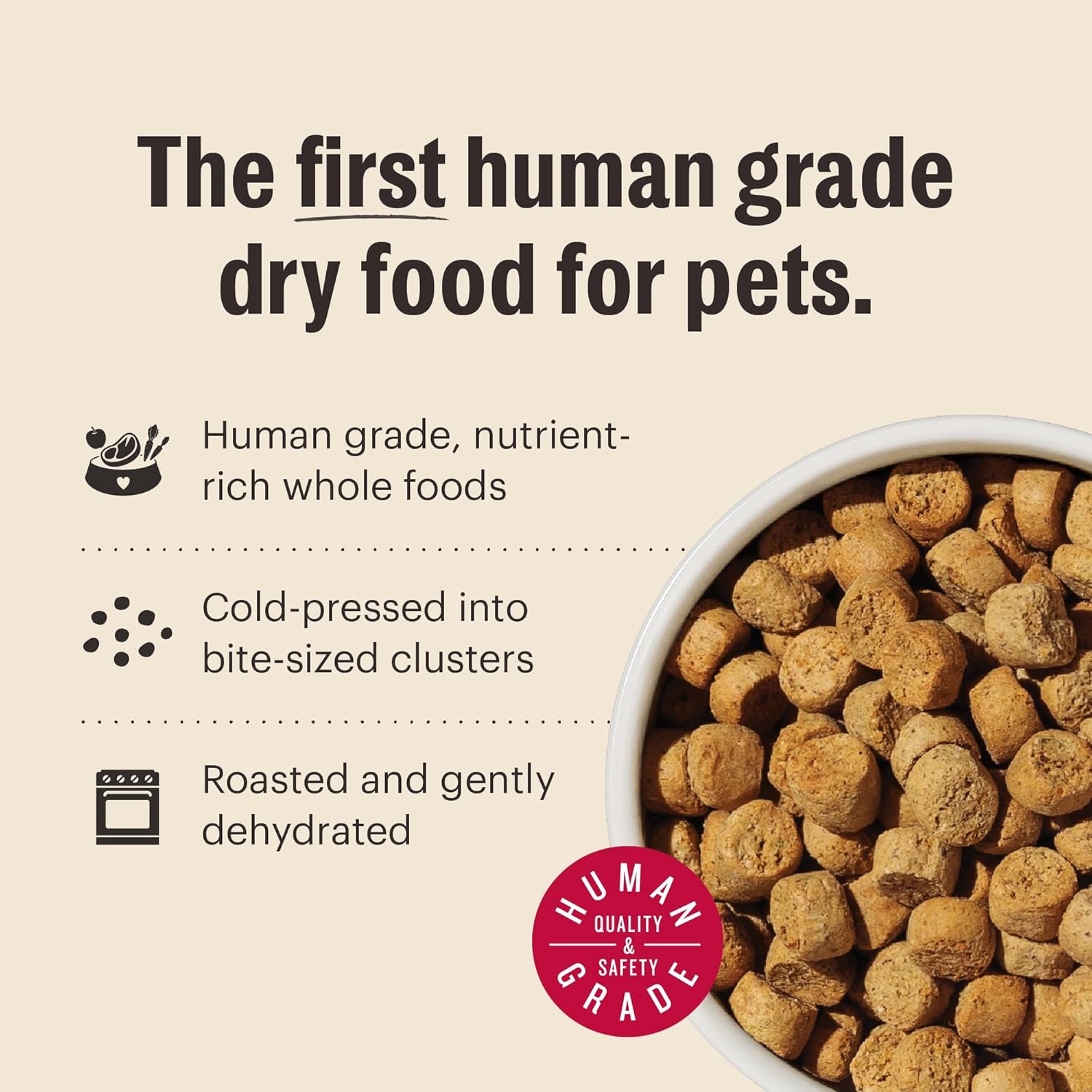 honest kitchen whole food clusters grain free turkey dry dog food 20 lb bag