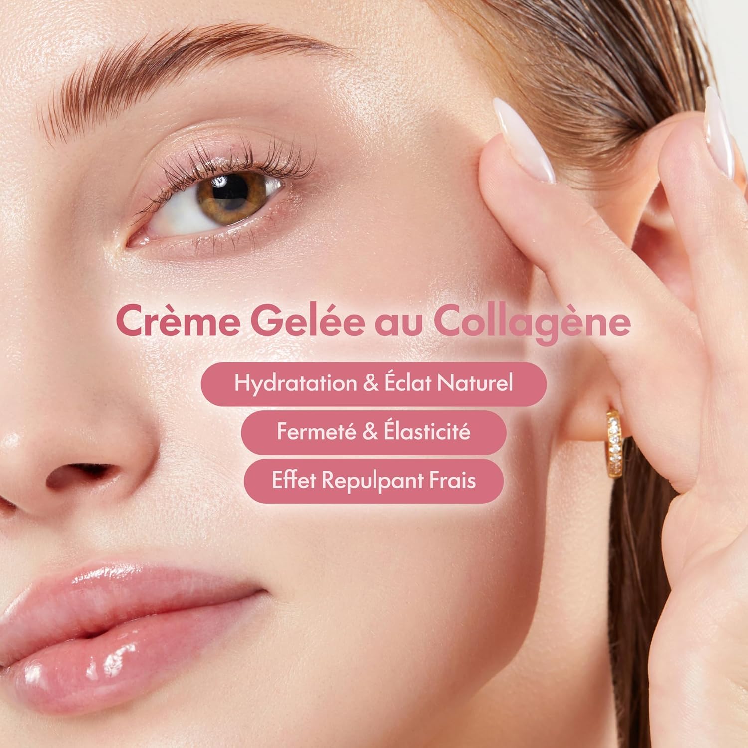 medicube Jelly Cream with Collagen, Niacinamide | Freeze-Dried Hydrolyzed Collagen for Skin Barrier Hydration & 24H Glow | TLumper, Firmer looking skin | 3.71 fl.oz