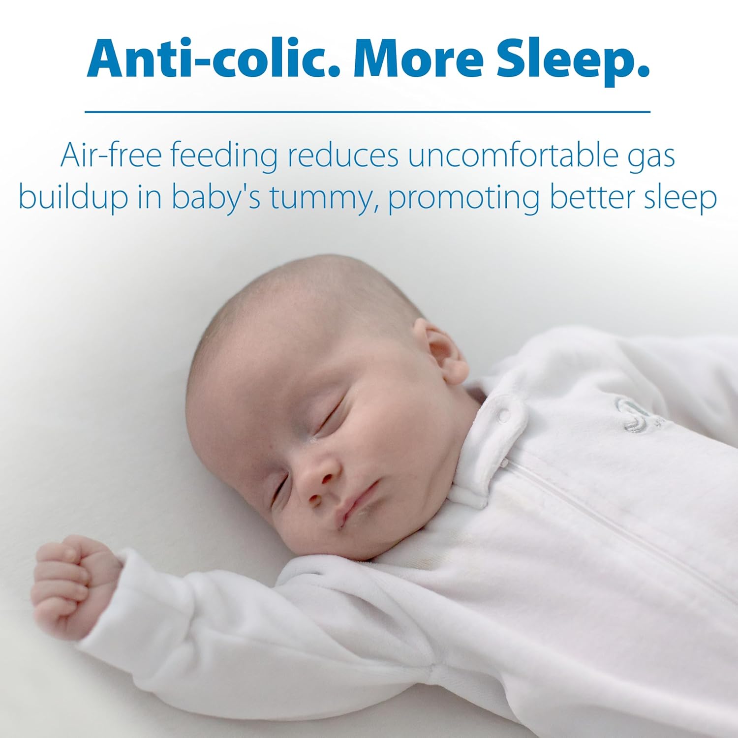 Dr. Brown's Natural Flow Anti-Colic Options+ Narrow Baby Bottle, 4 oz/120 mL, with Level 1 Slow Flow NipTLe, 0m+, 4 Pack