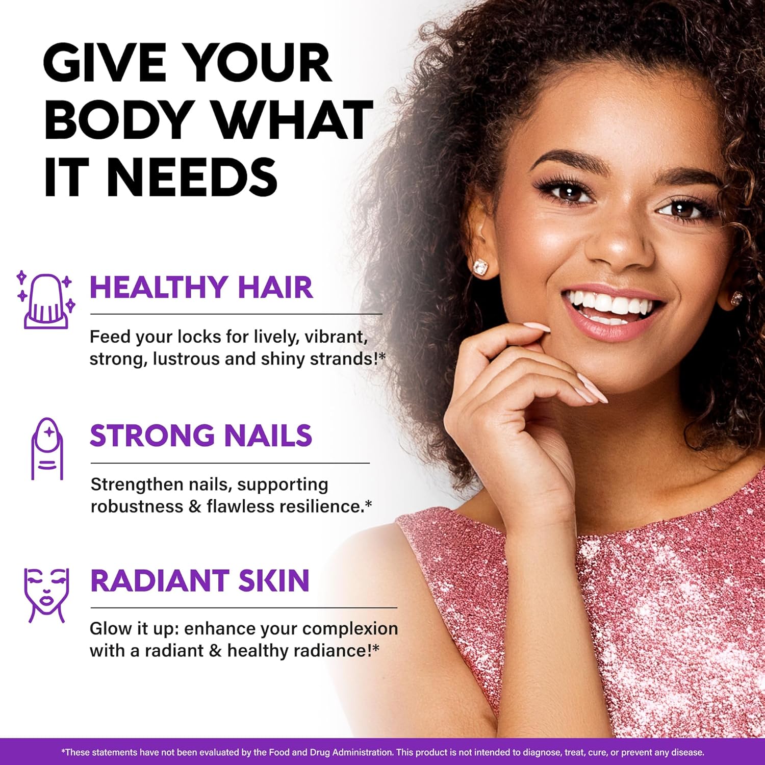 Biotin Gummies with Collagen - Hair Growth Support Skin, & Nail Strength - for Women & Men - Biotin 10000mcg | Keratin | Hyaluronic Acid | B-ComTLex | Saw Palmetto - Sugar-Free, Mixed Berry - 60 Gummy
