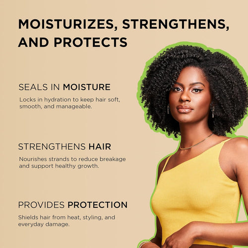 African Pride Moisture Miracle 5 Essential Hair Oils with Vitamin E | Moisture, Shine, Protection, and Growth | Argan, Castor, Grapeseed, Coconut, and Olive Oil | 8 oz