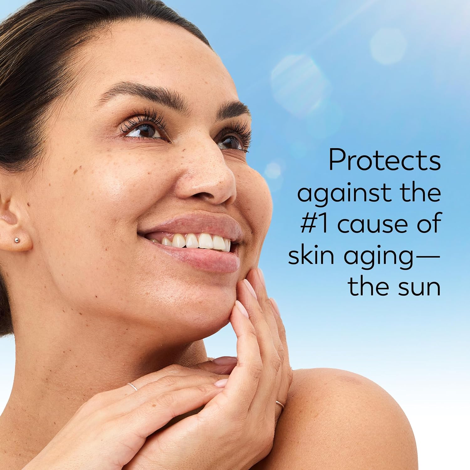 Olay ComTLete+ Face Moisturizer with Sunscreen SPF 40, For Sensitive Skin, Broad Spectrum Sun Protection, Fragrence-Free - No White Cast on All Tones, Nourishes Moisture Barrier - Ceramides, 6 Oz