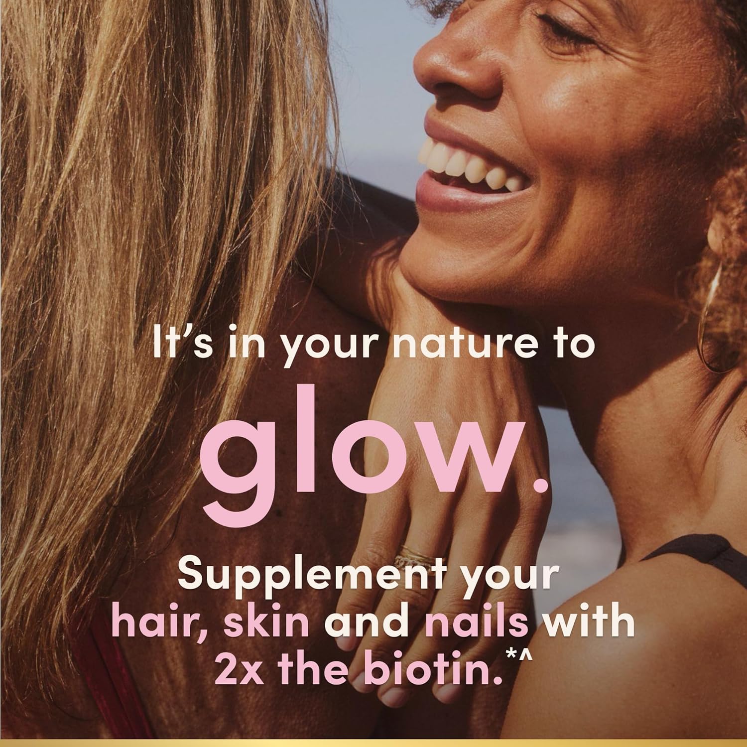 Nature's Bounty Advanced Hair, Skin & Nails, Argan-Infused Vitamin SupTLement with Biotin and Hyaluronic Acid, 150 Rapid Release Softgels, 50 Total Servings