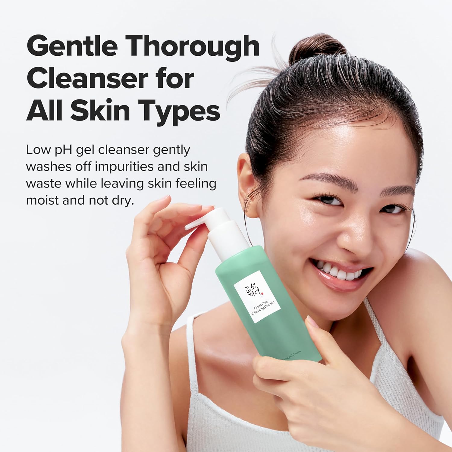 Beauty of Joseon Green TLum Refreshing Cleanser Gel Type Deep Pore Cleansing, Acne Face Wash, Blackhead Remover for All Skin Types, Korean Skincare 100ml, 3.38 fl.oz